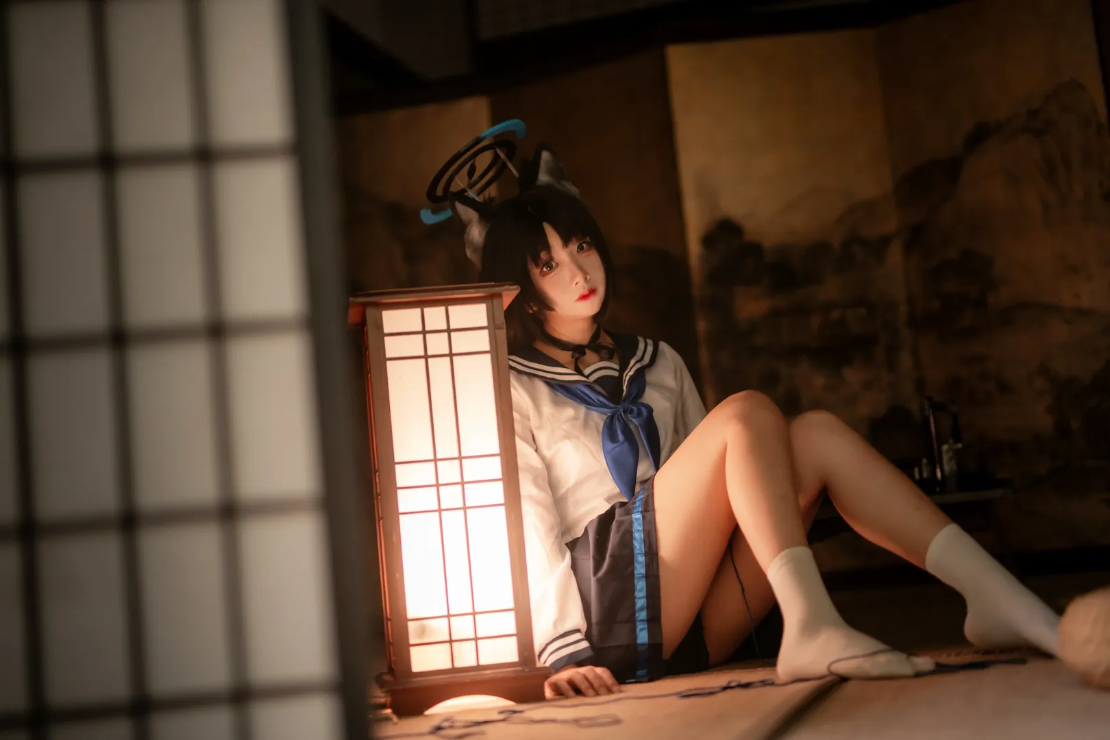 【桔梗cos】蔚蓝档案里的猫系少女 - 第 8 张