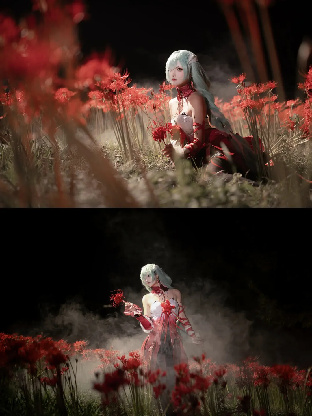 【弗洛洛cos】悦来公园的坡是真的陡，带着彼岸花去见她 - 第 1 张