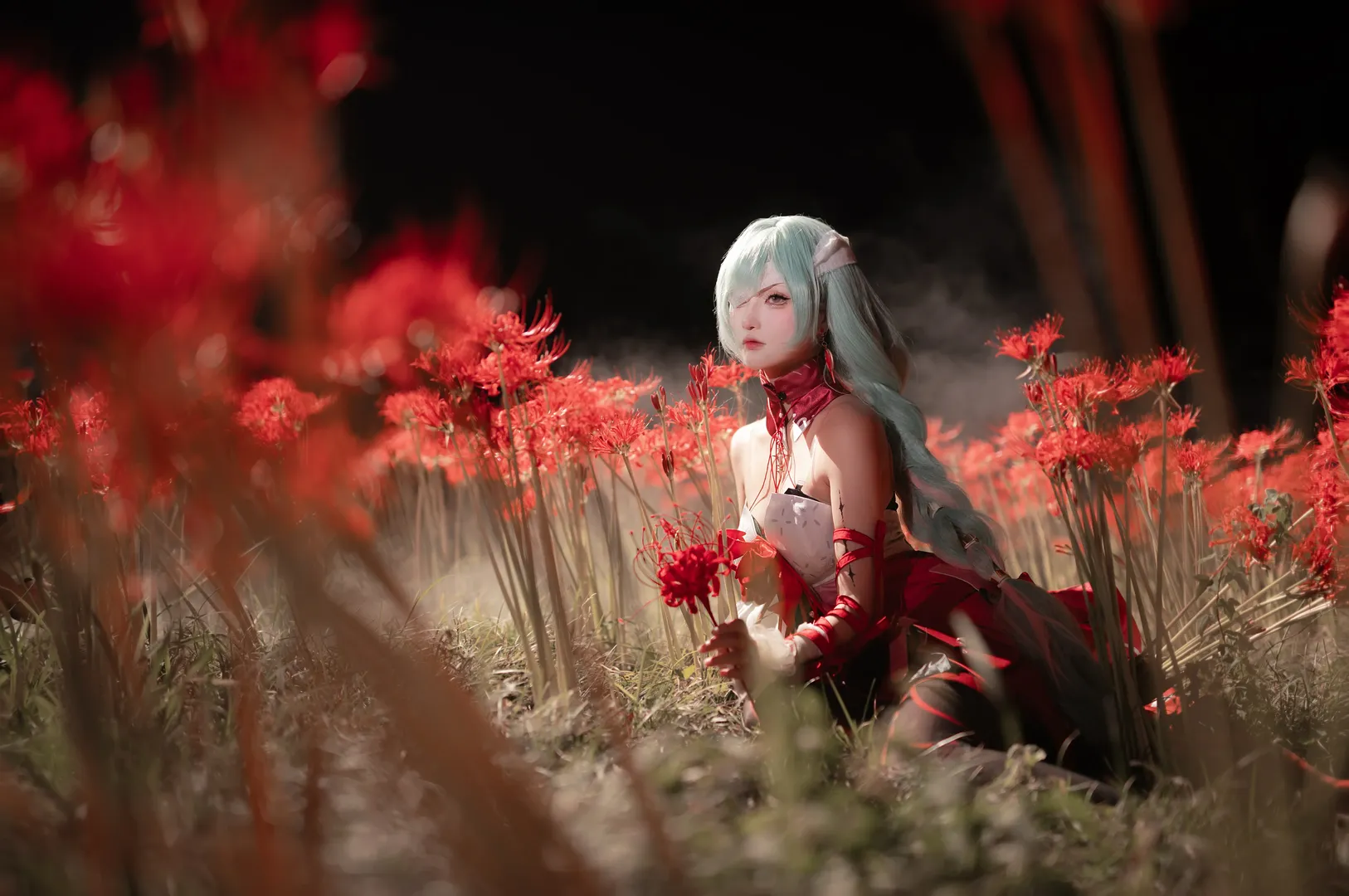 【弗洛洛cos】悦来公园的坡是真的陡，带着彼岸花去见她 - 第 2 张
