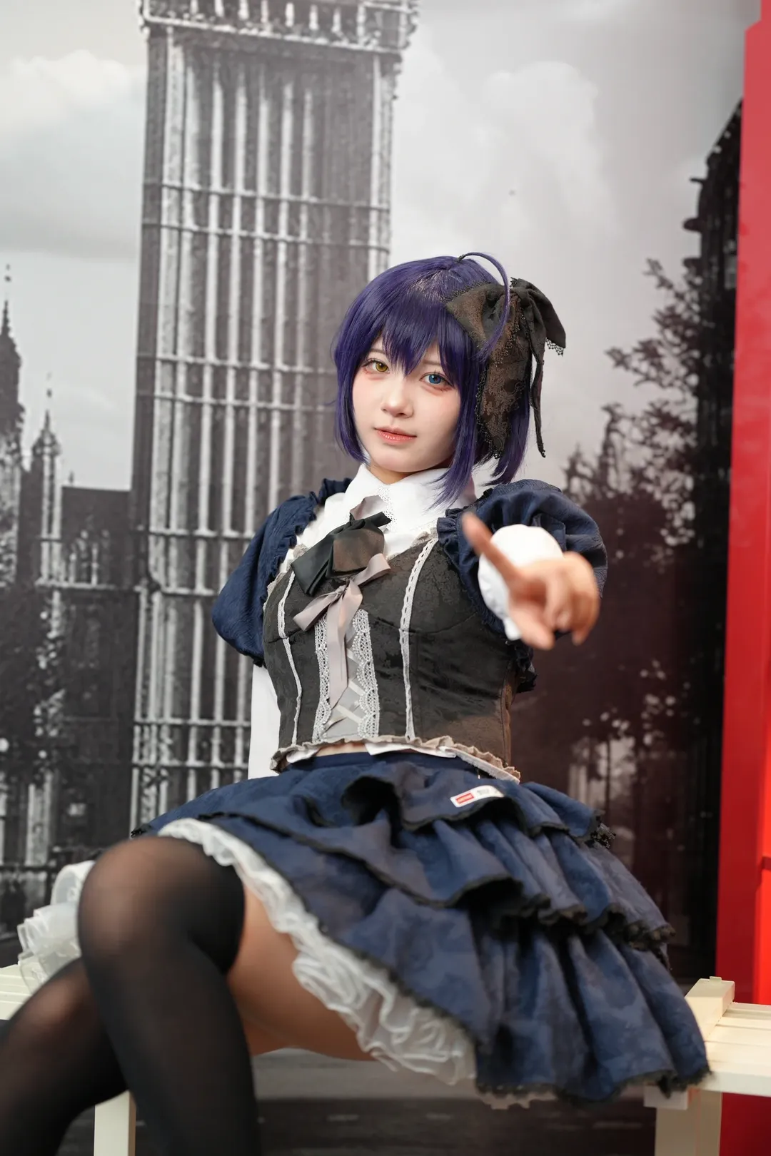 【六花cos】紅色電話亭前的英倫氛圍拍攝日 - 第 14 張