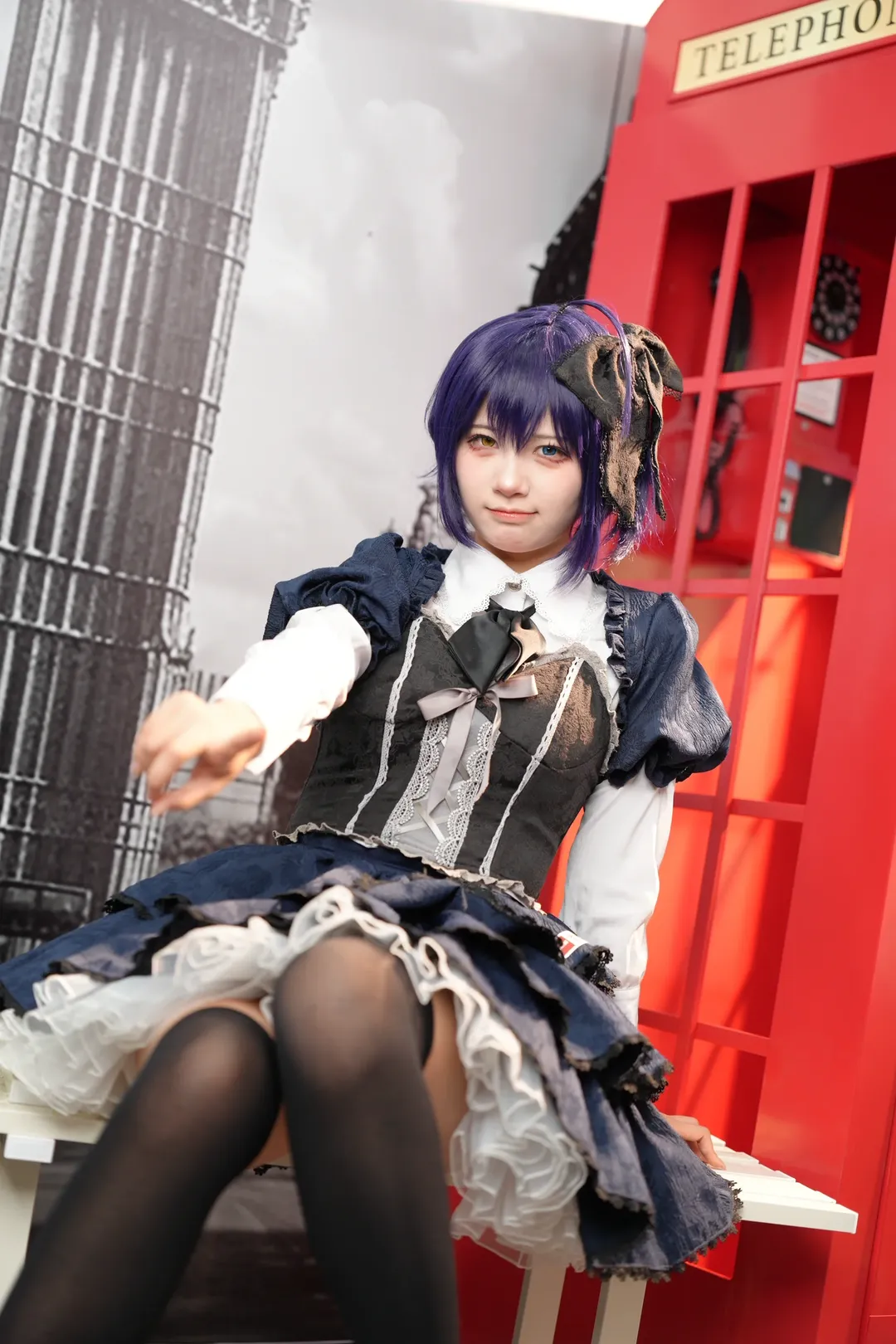 【六花cos】紅色電話亭前的英倫氛圍拍攝日 - 第 2 張