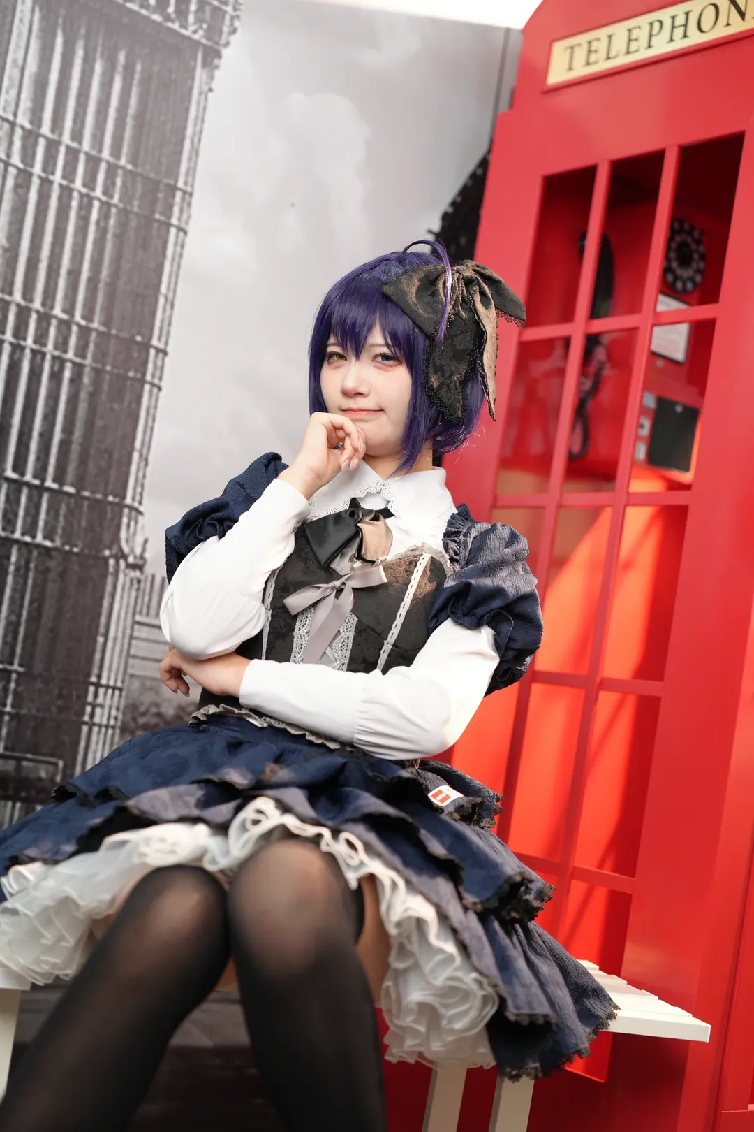 【六花cos】紅色電話亭前的英倫氛圍拍攝日 - 第 6 張