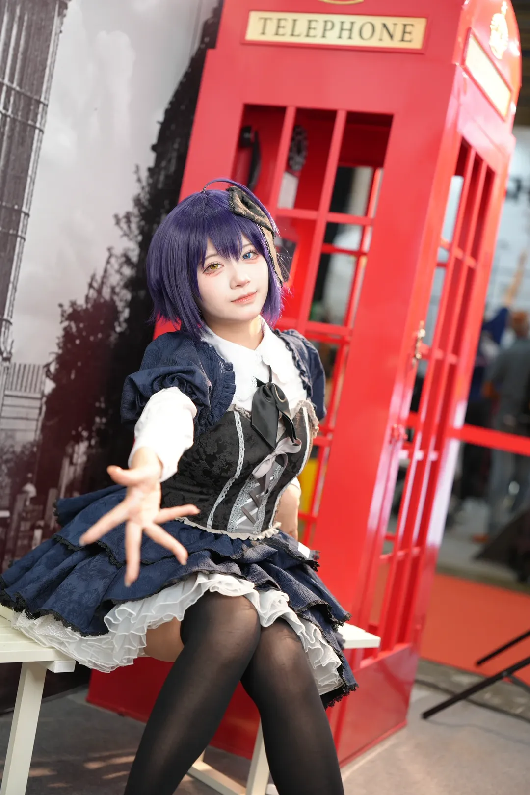 【六花cos】紅色電話亭前的英倫氛圍拍攝日 - 第 7 張