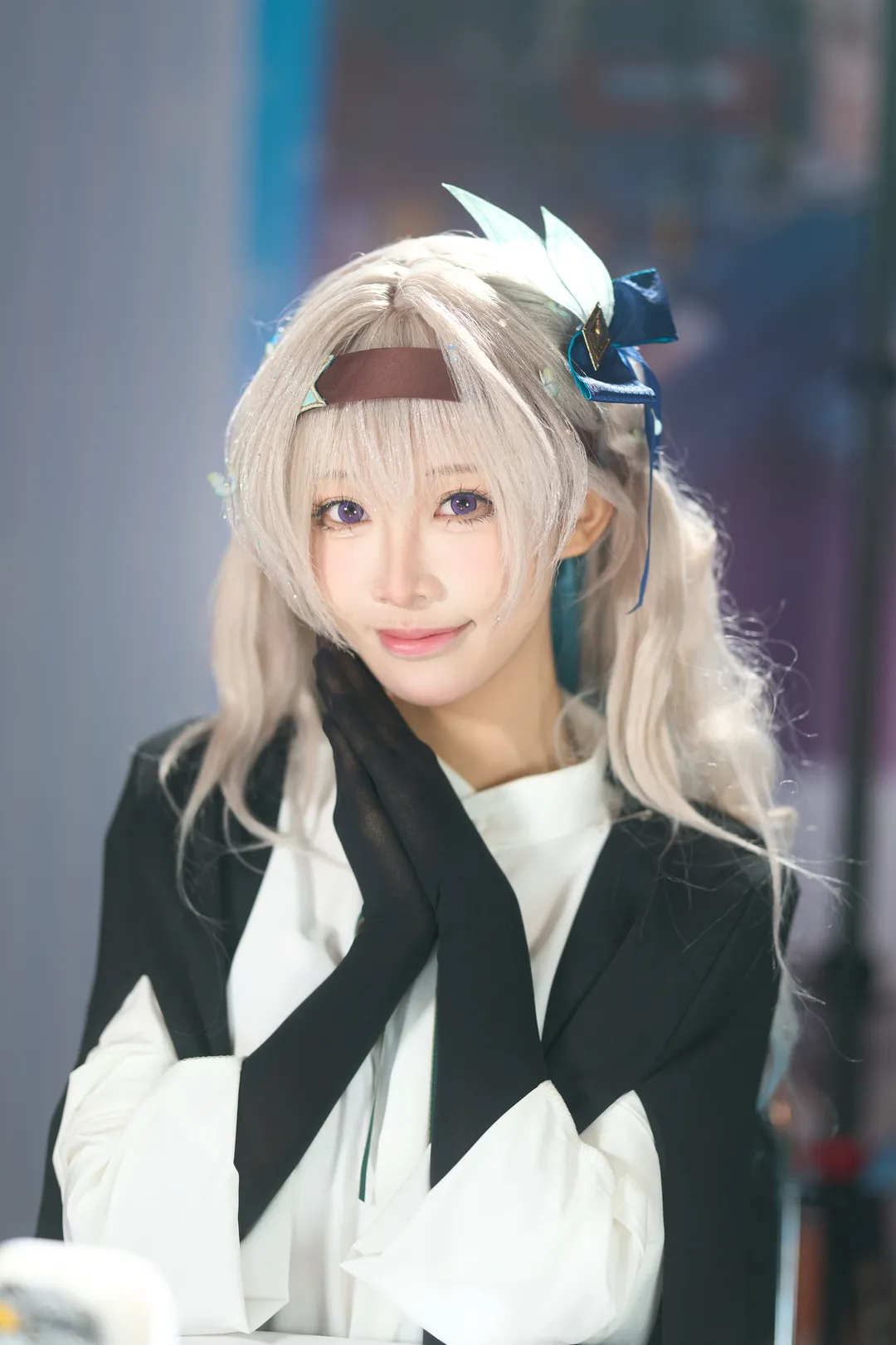【流萤cos】崩坏星穹铁道西装造型，展现干练与反差美感 - 第 5 张