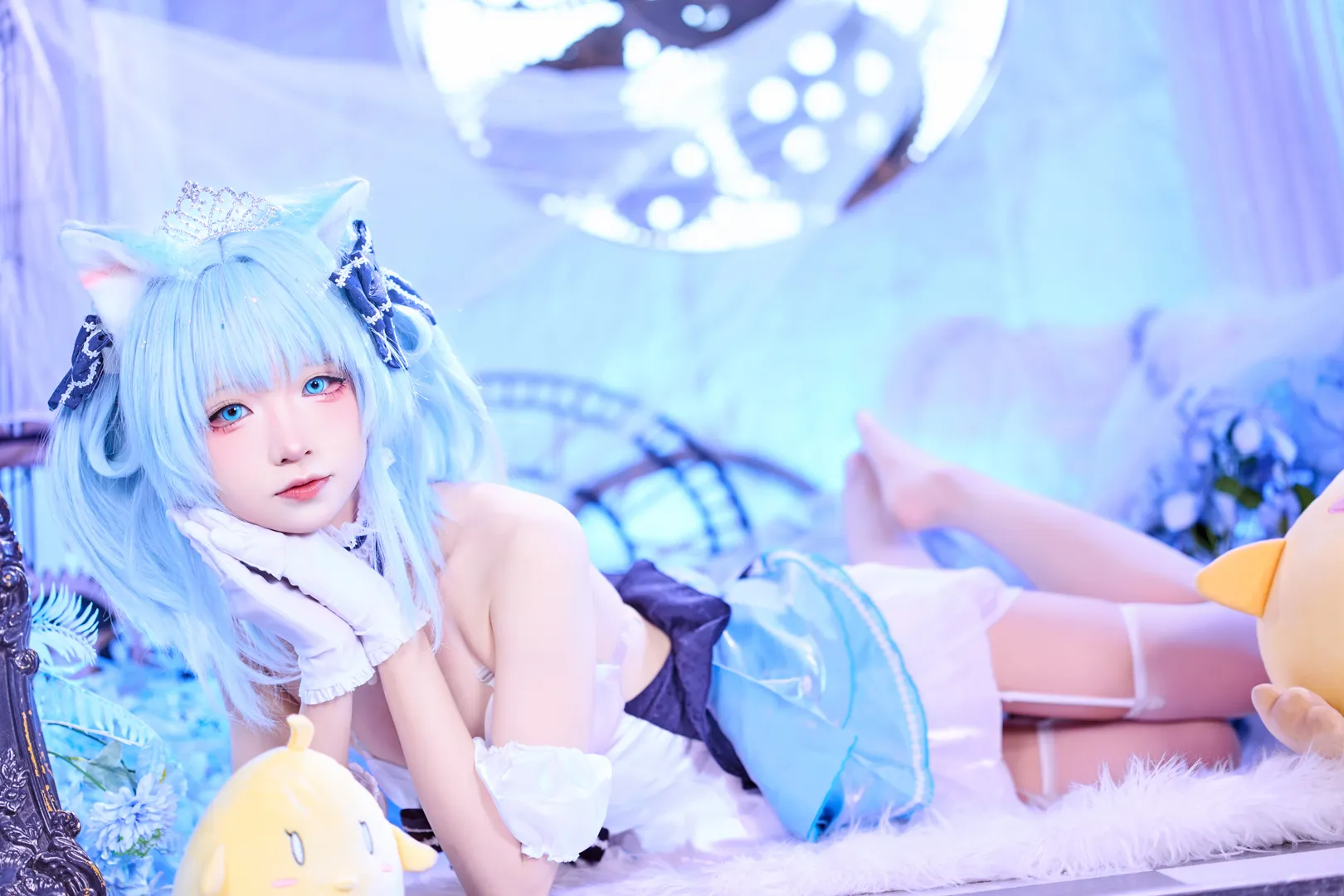 【Suzunami cosplay】Blue Healing Style of Azur Lane: Recreating the Atmospheric Charm - Image 5