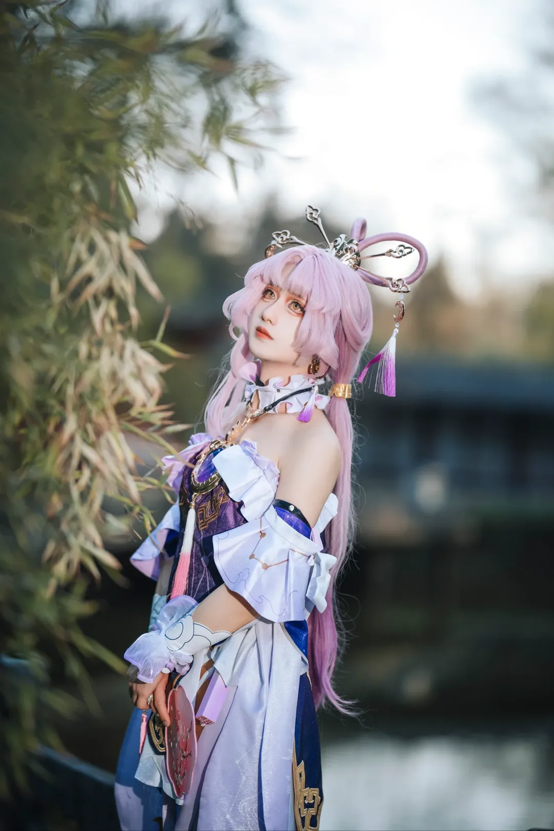 【符玄cos】崩坏星穹铁道，竹林古建间的仙侠气 - 第 1 张