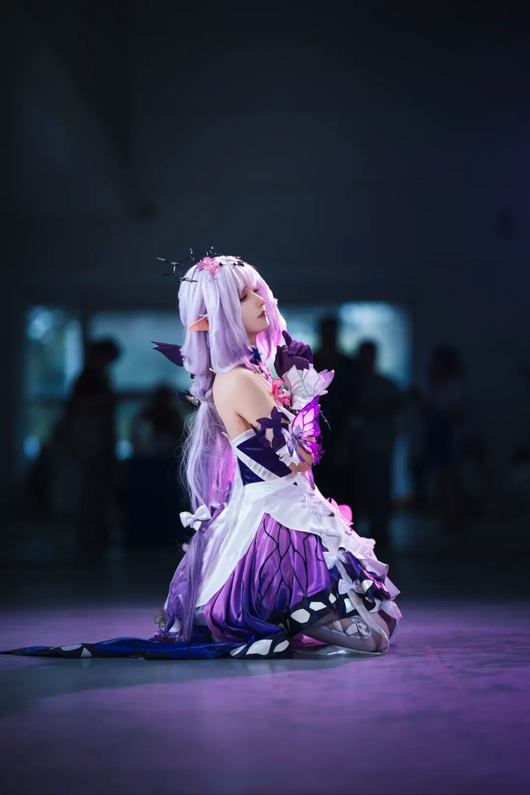 【遐蝶cos】崩坏星穹铁道，微光场照中的紫蝶与约定 - 第 2 张