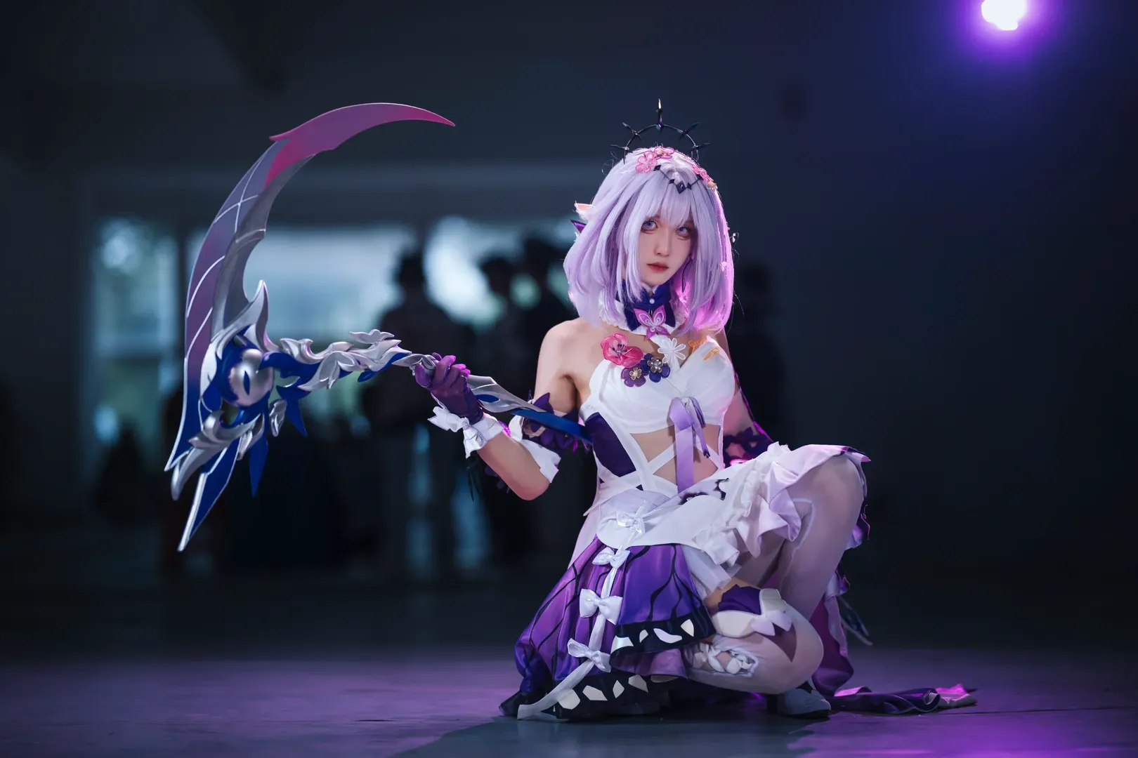 【遐蝶cos】崩坏星穹铁道，微光场照中的紫蝶与约定 - 第 5 张