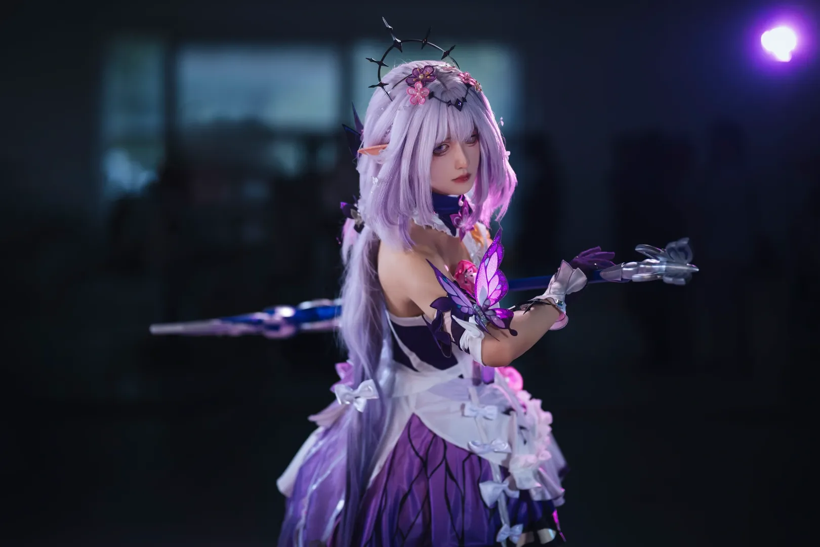 【遐蝶cos】崩坏星穹铁道，微光场照中的紫蝶与约定 - 第 7 张