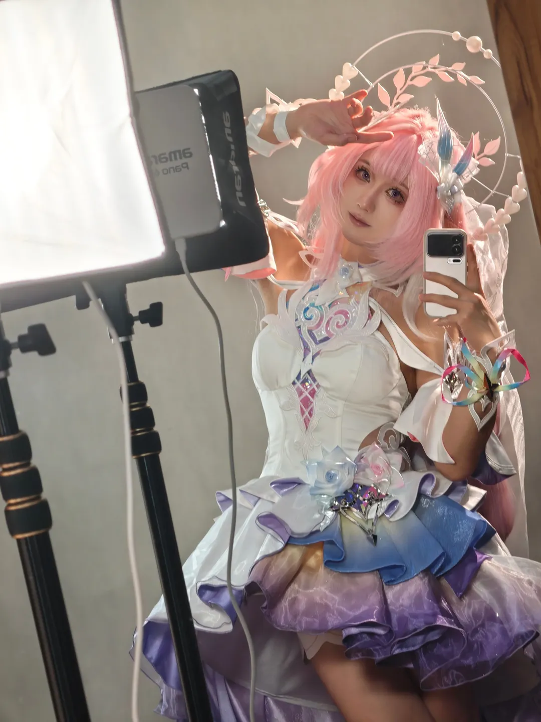 【昔涟cos】崩坏星穹铁道里的那一抹梦幻光影