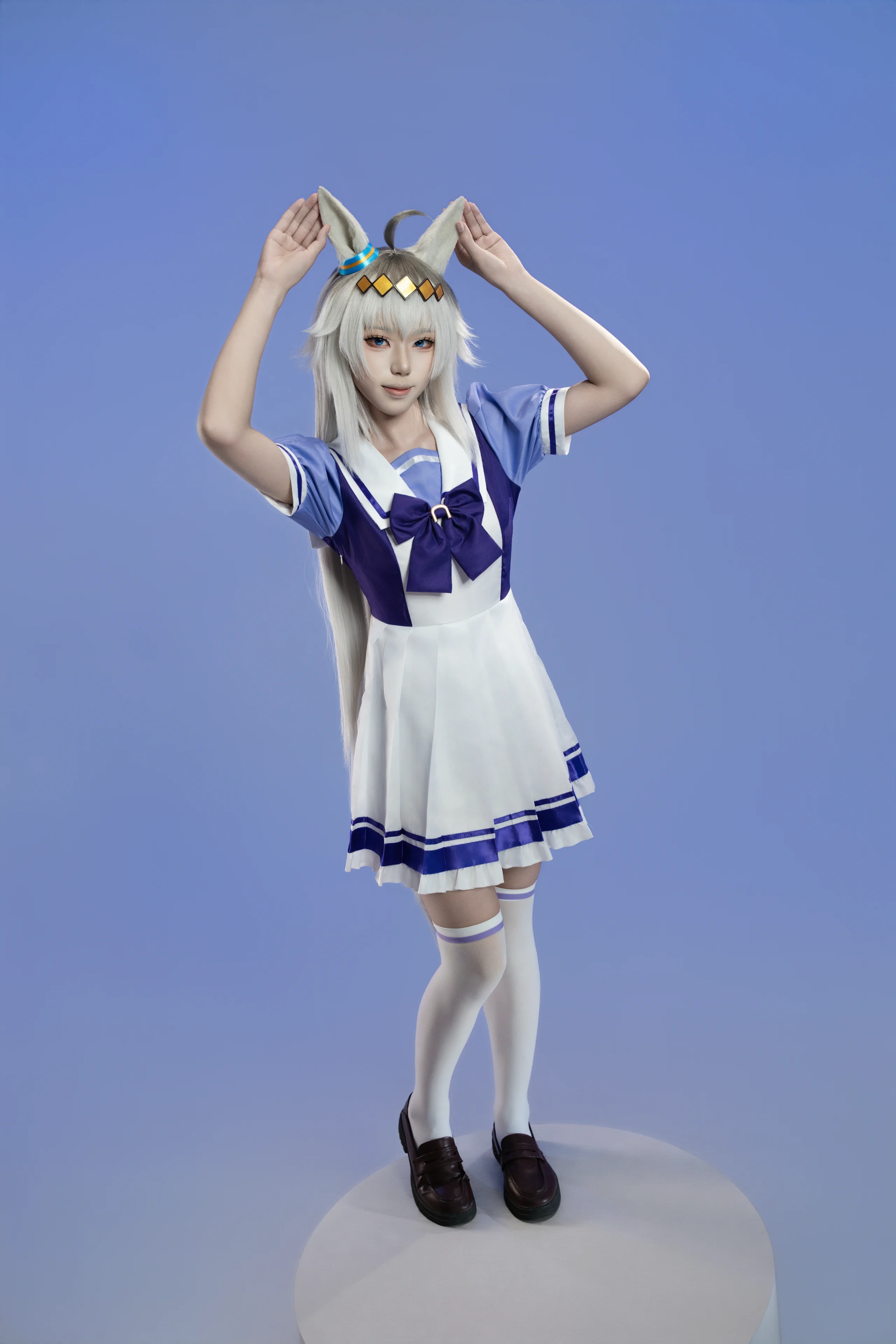 【小栗帽cos】赛马娘校服动作参考与可爱瞬间 - 第 10 张