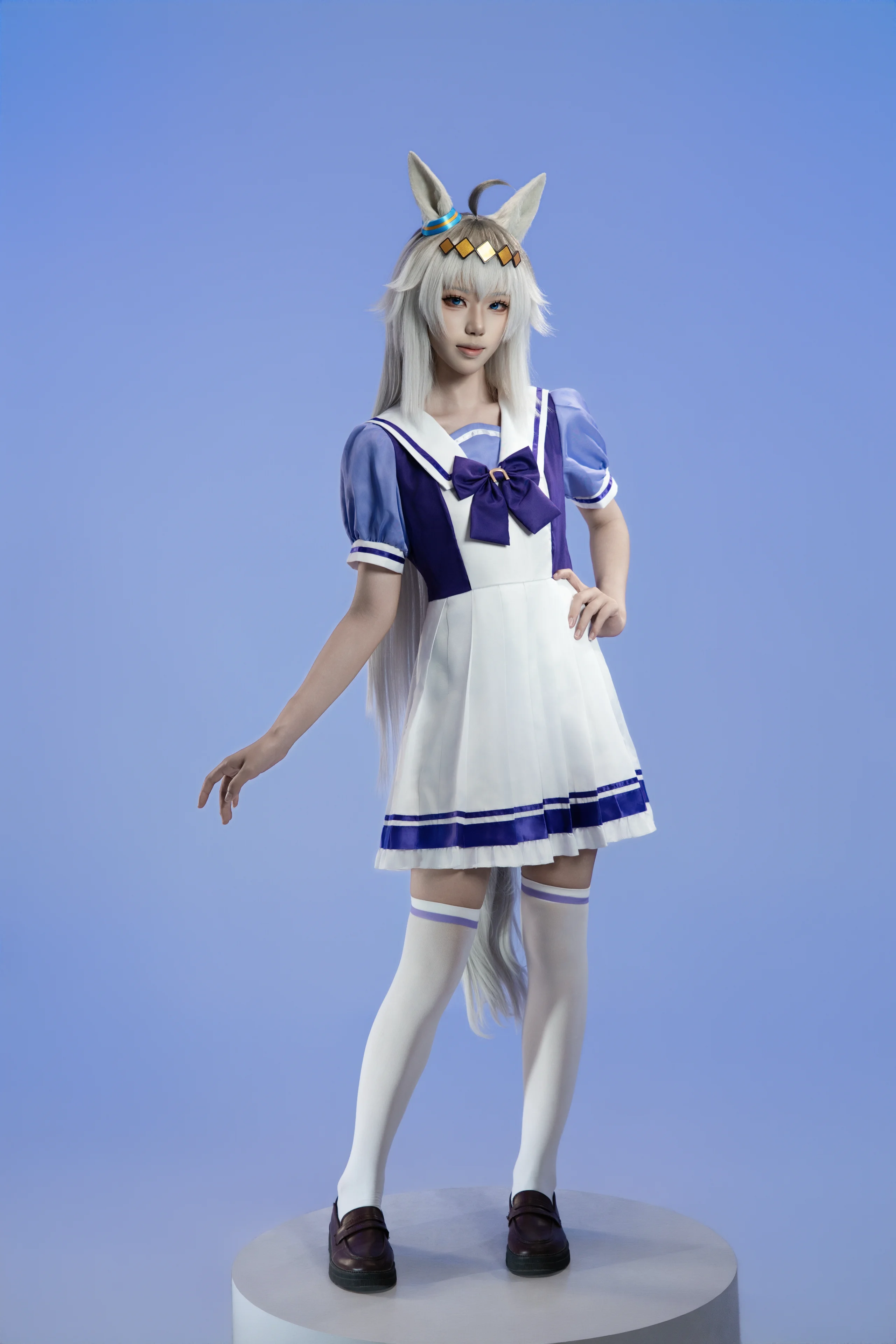 【小栗帽cos】赛马娘校服动作参考与可爱瞬间 - 第 2 张