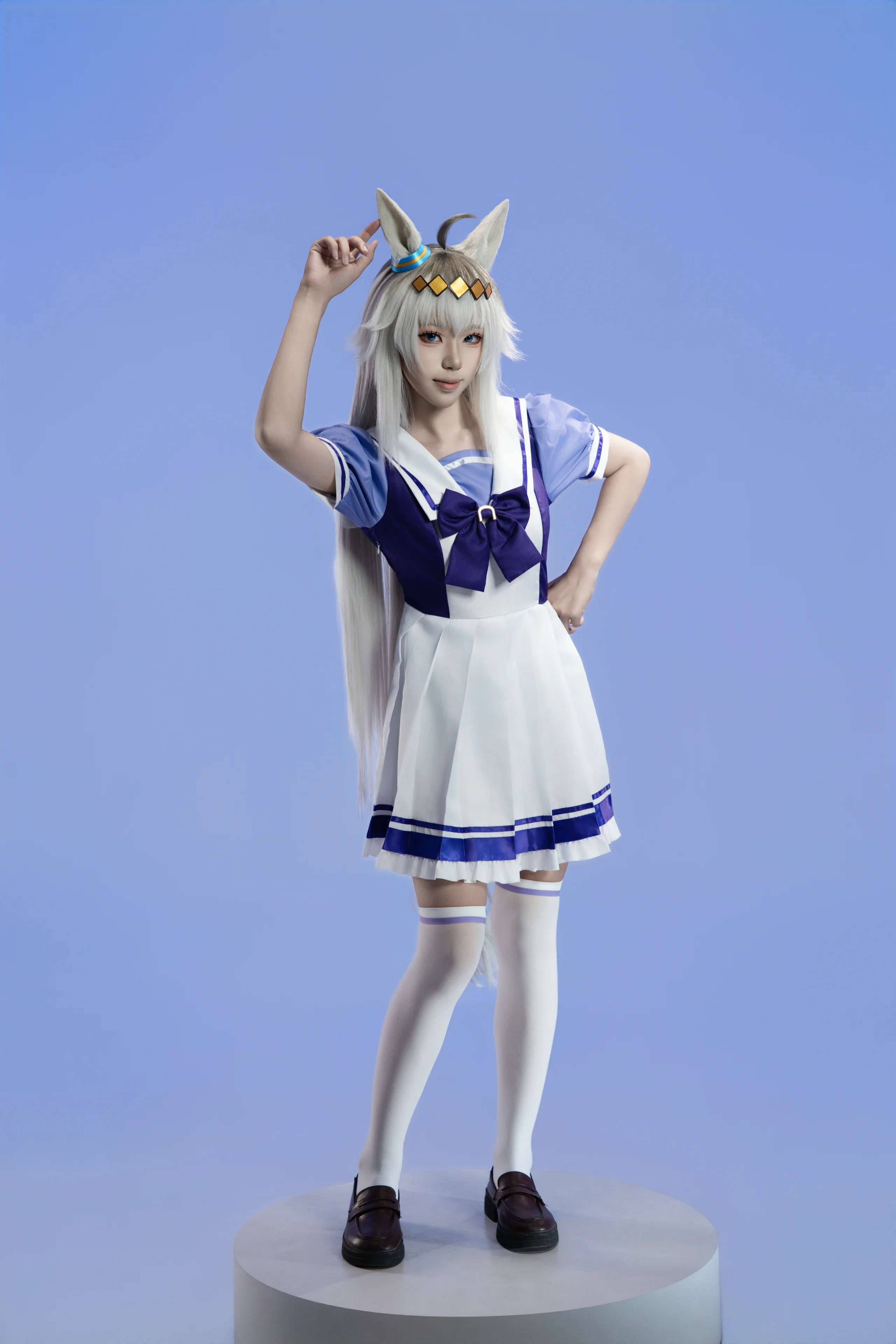 【小栗帽cos】赛马娘校服动作参考与可爱瞬间 - 第 4 张