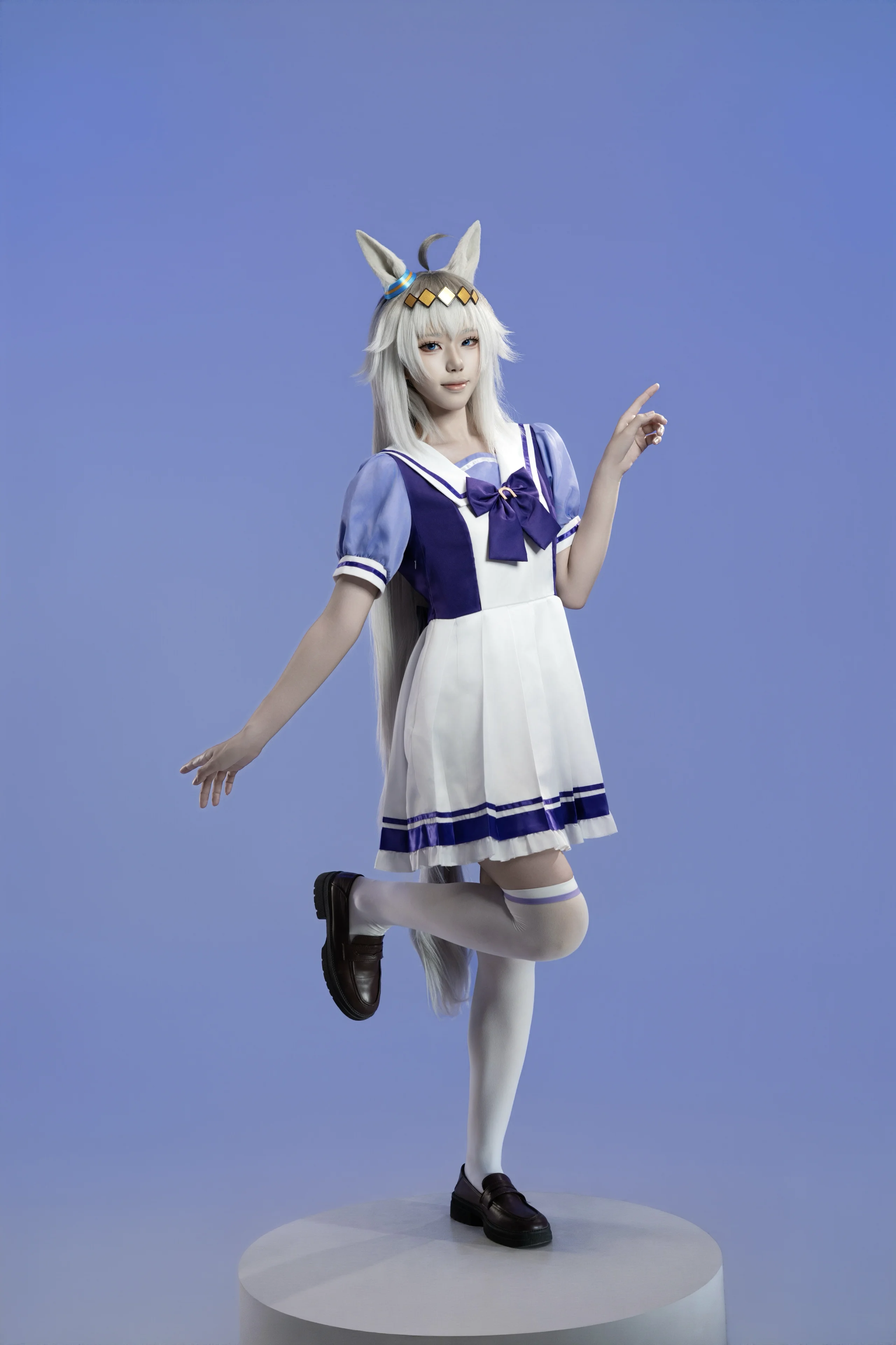 【小栗帽cos】赛马娘校服动作参考与可爱瞬间 - 第 8 张