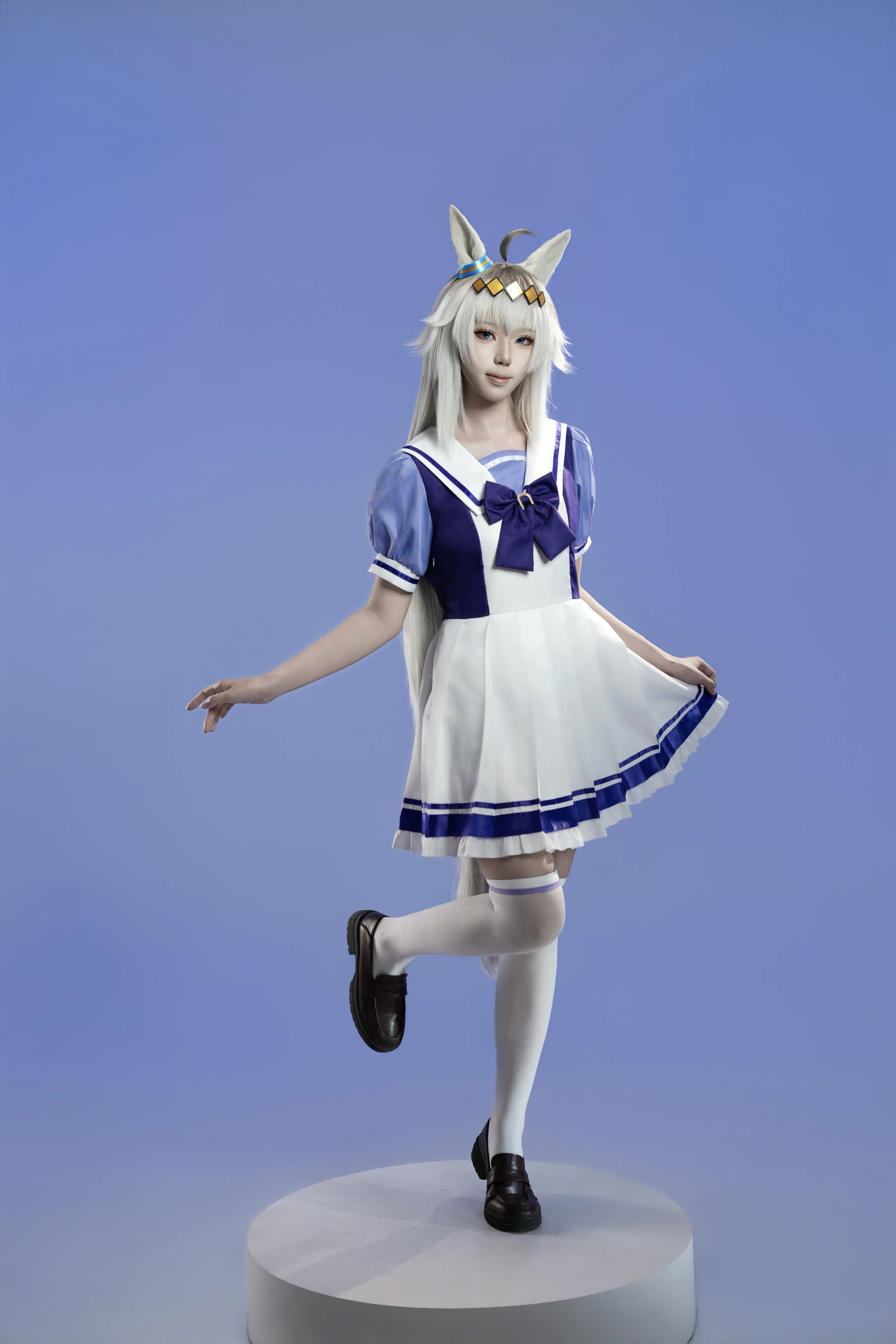 【小栗帽cos】赛马娘校服动作参考与可爱瞬间 - 第 9 张
