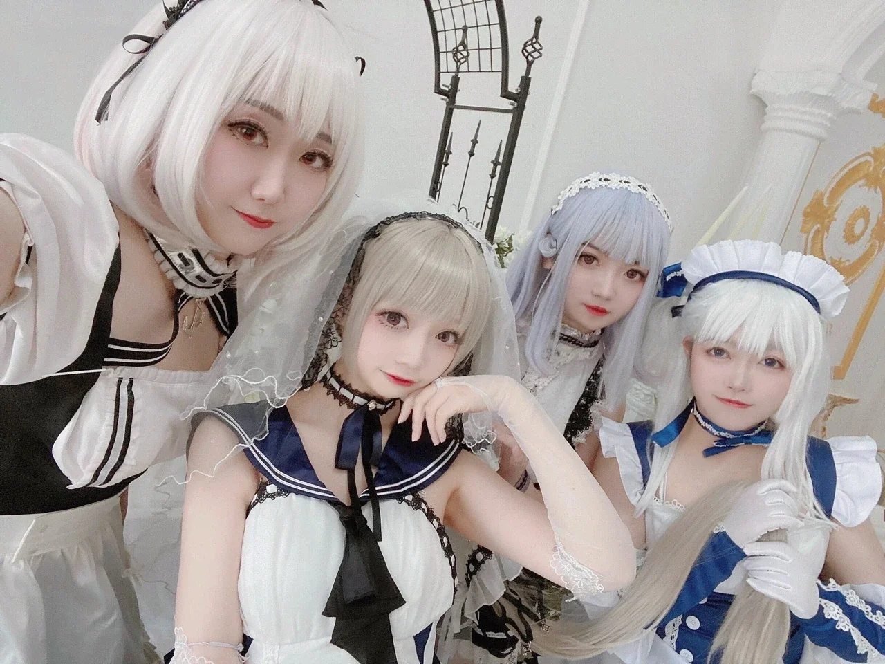 【フォーミダブル コスプレ】アズールレーン、おめかしお嬢様の4人合わせ撮影 - 3 枚目