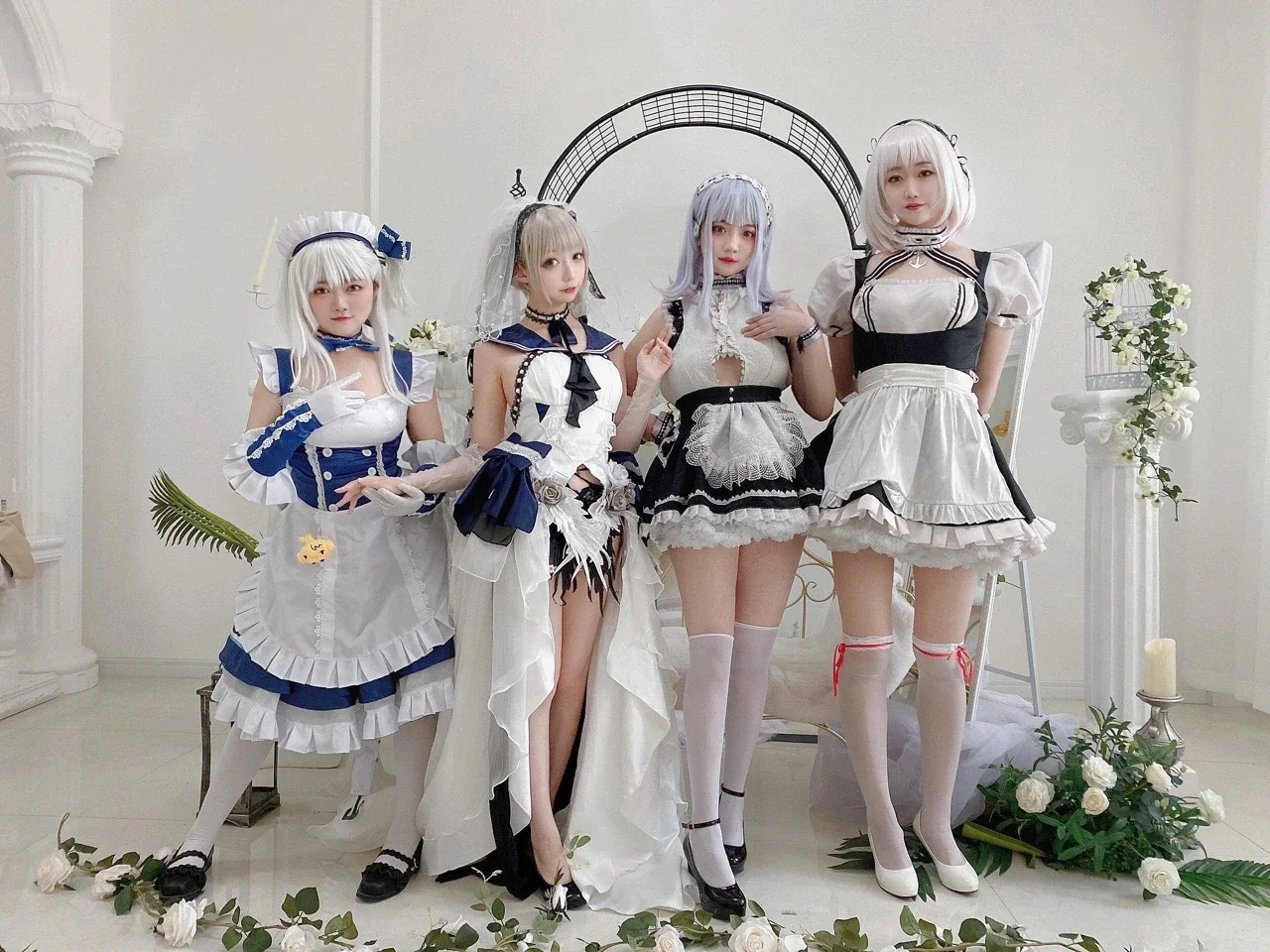 【フォーミダブル コスプレ】アズールレーン、おめかしお嬢様の4人合わせ撮影 - 4 枚目