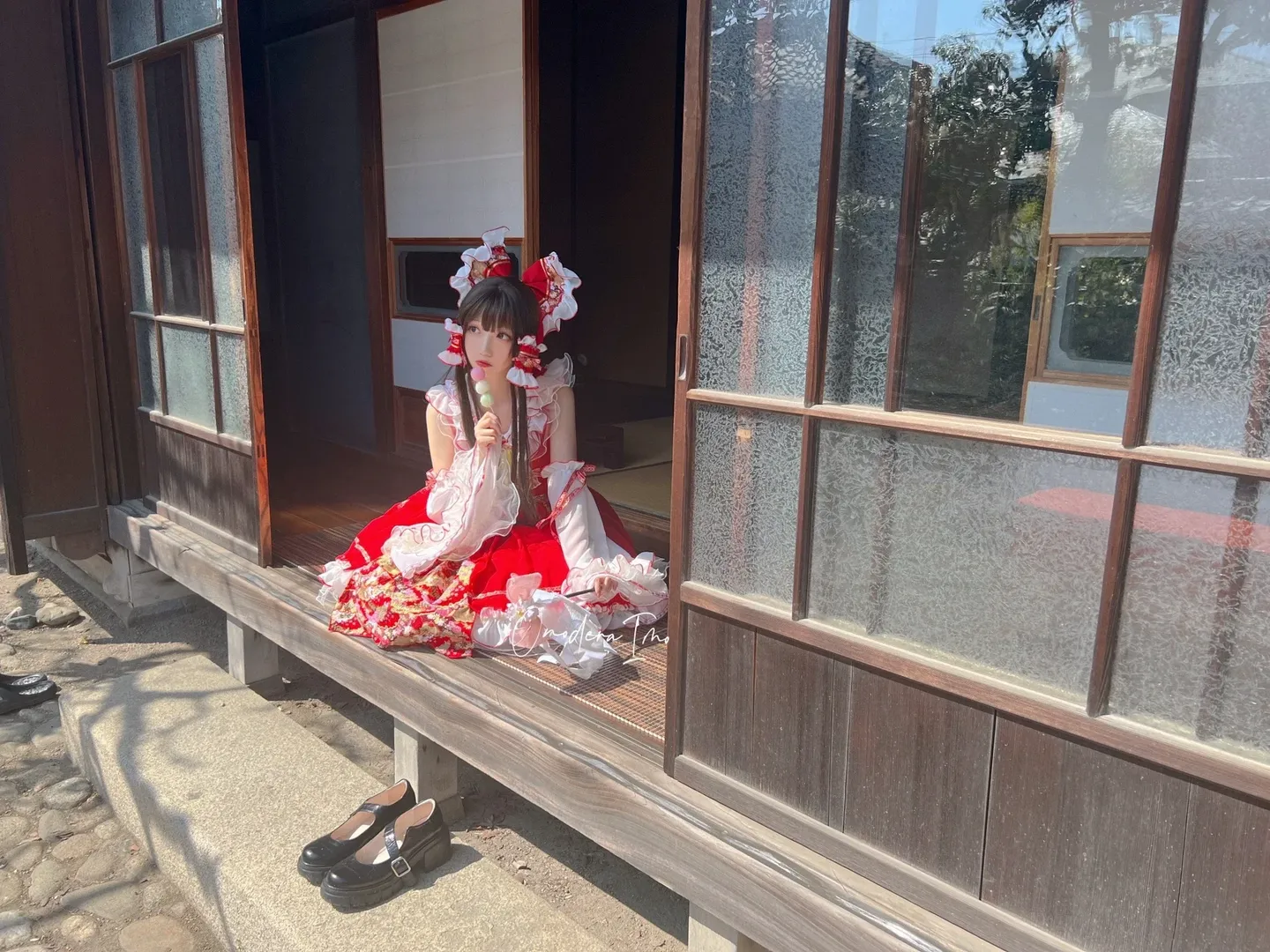【博丽灵梦cos】三年后的乐园，巫女与日式光影
