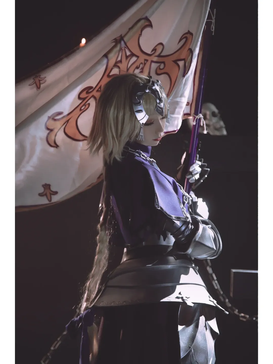 【贞德cos】FateGrandOrder重甲下的暗黑风定格 - 第 1 张