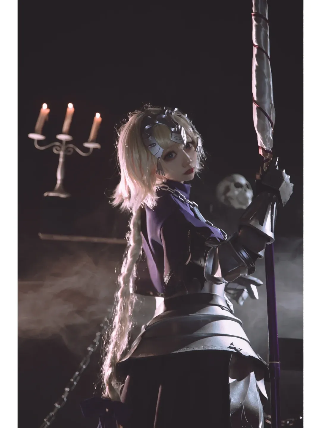 【贞德cos】FateGrandOrder重甲下的暗黑风定格 - 第 2 张
