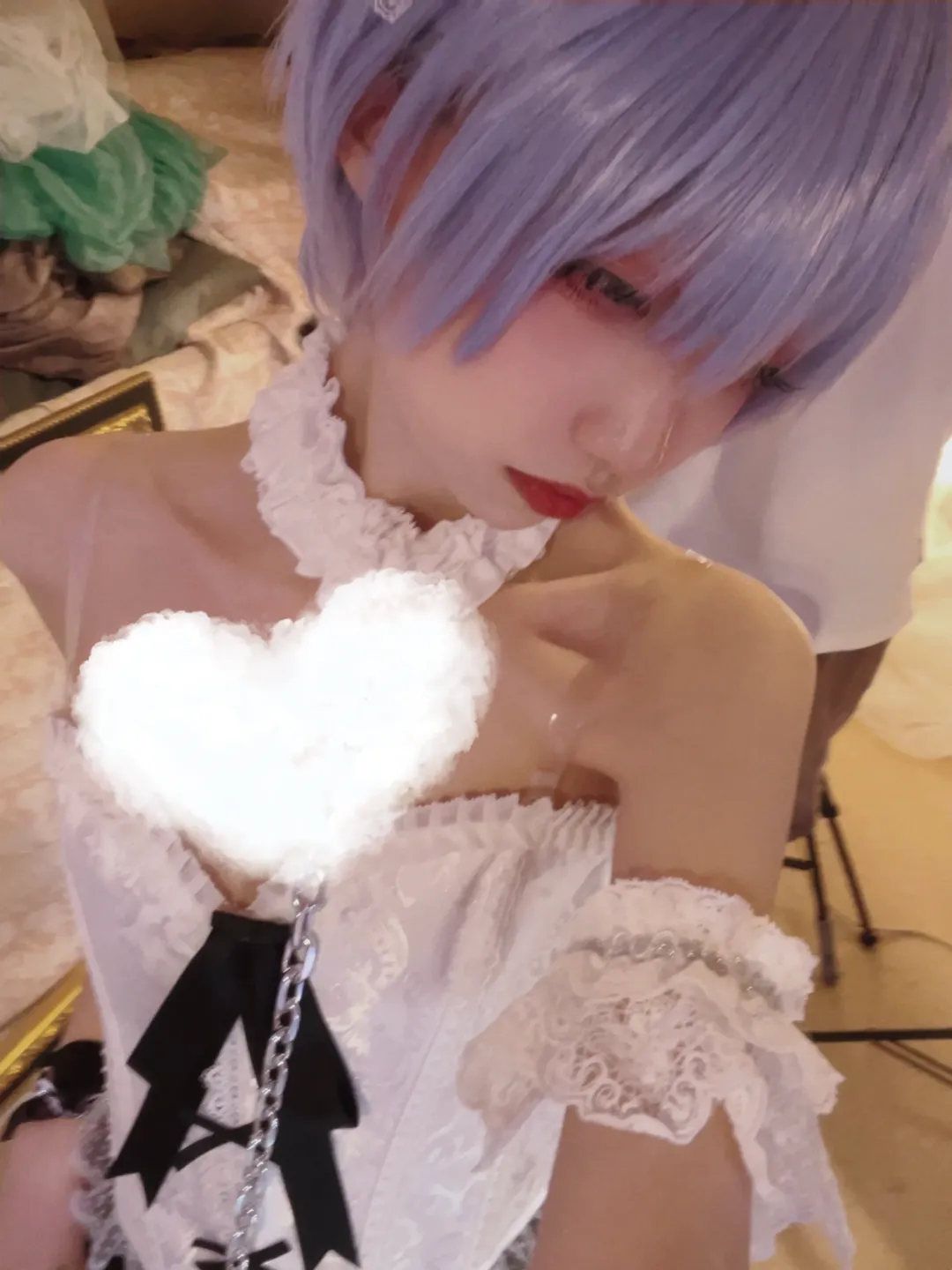 【绫波丽cos】手作新世纪福音战士服装，没带裙撑的意外冷艳感 - 第 1 张