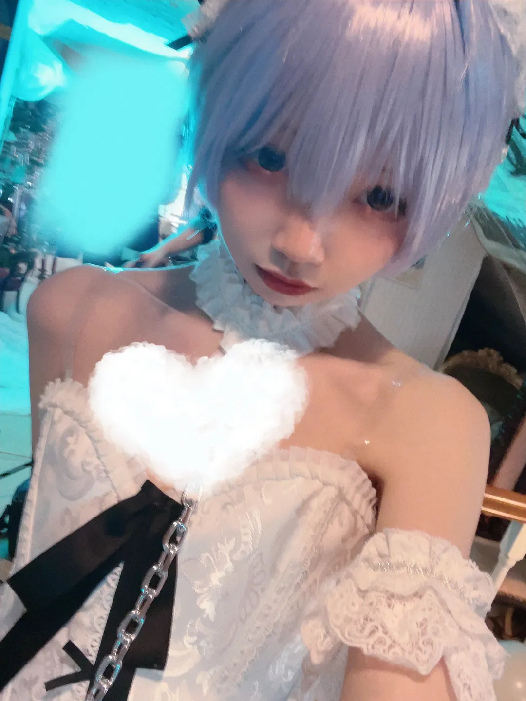 【绫波丽cos】手作新世纪福音战士服装，没带裙撑的意外冷艳感 - 第 2 张