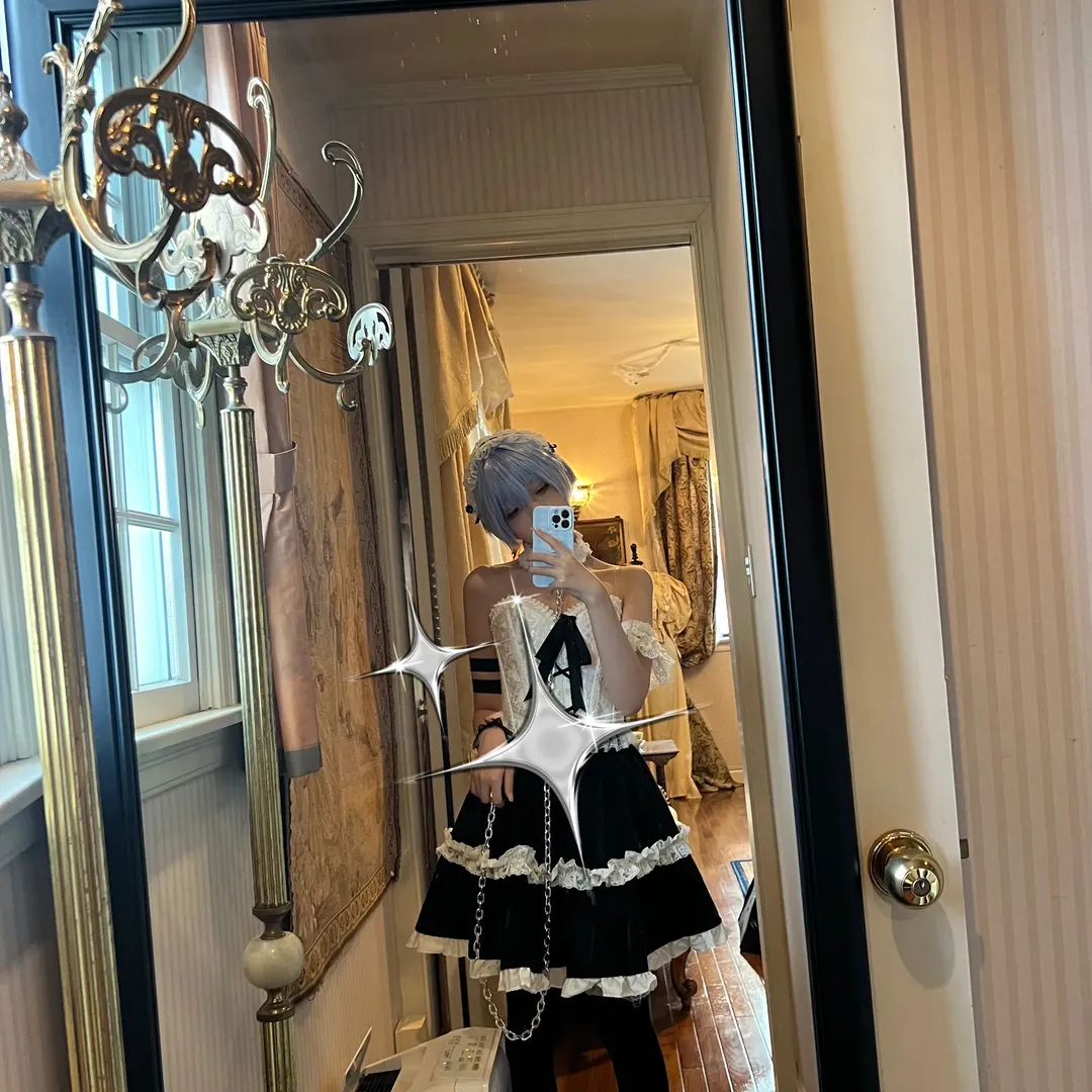 【綾波麗cos】手作新世紀福音戰士服裝，沒帶裙撐的意外冷豔感