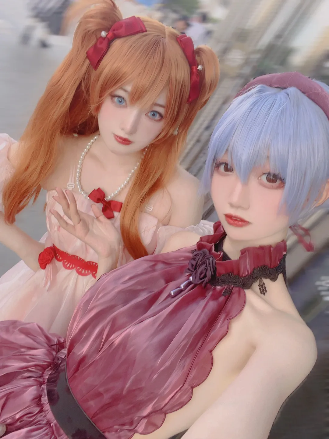 【明日香cos】新世纪福音战士，这套礼服漫展门口跑路也值了 - 第 2 张