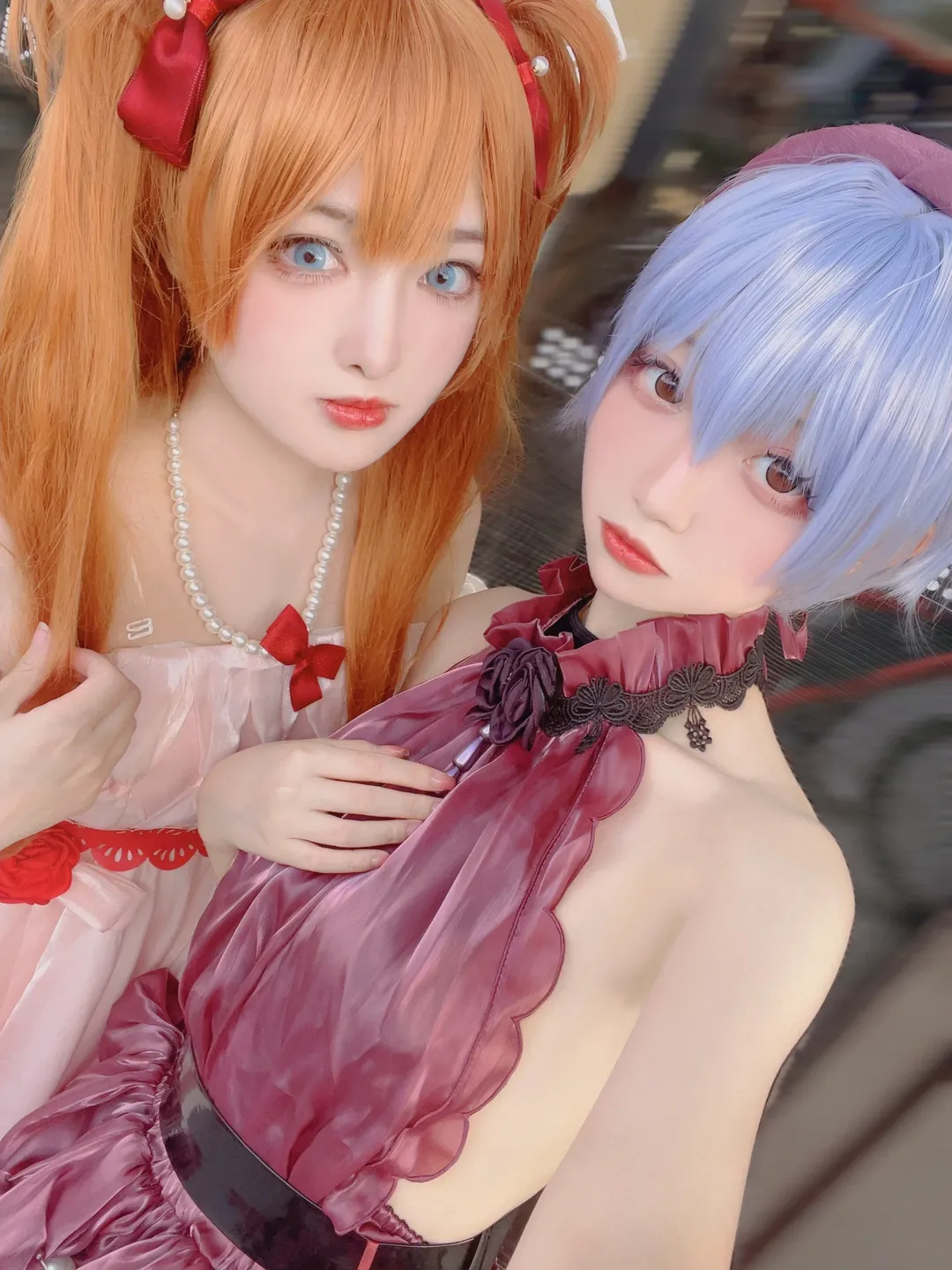 【明日香cos】新世纪福音战士，这套礼服漫展门口跑路也值了 - 第 4 张