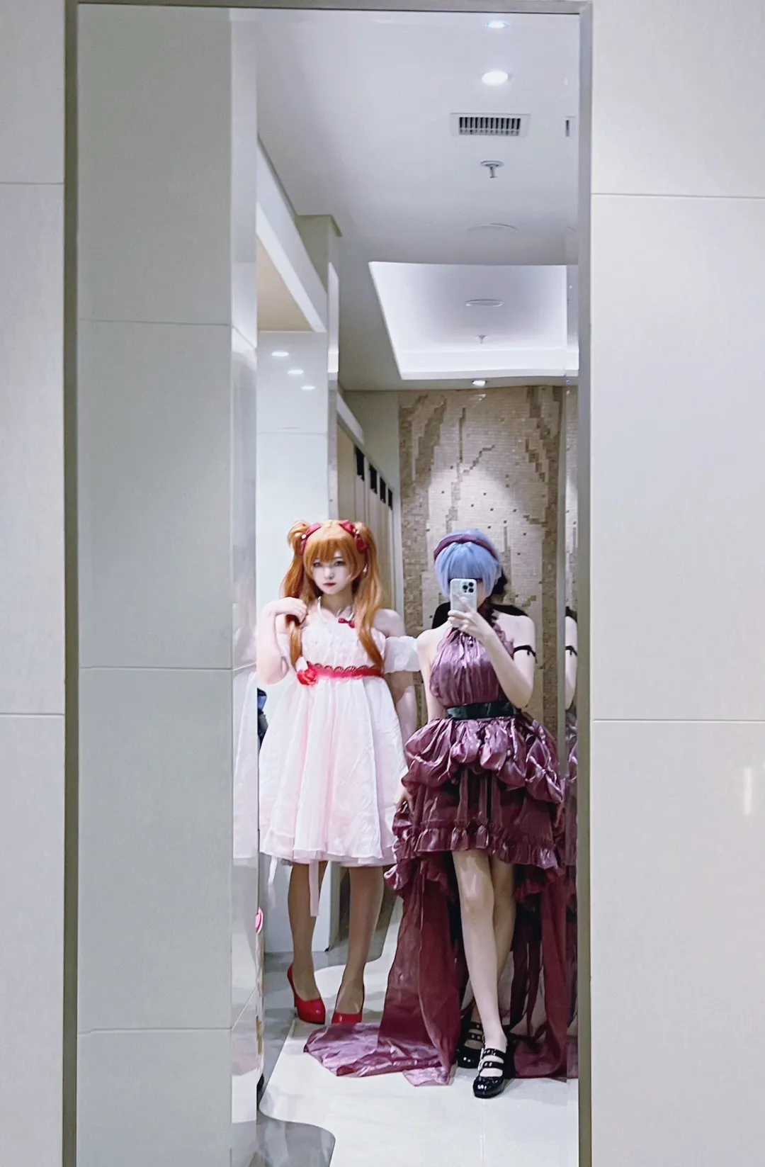 【明日香cos】新世纪福音战士，这套礼服漫展门口跑路也值了 - 第 5 张