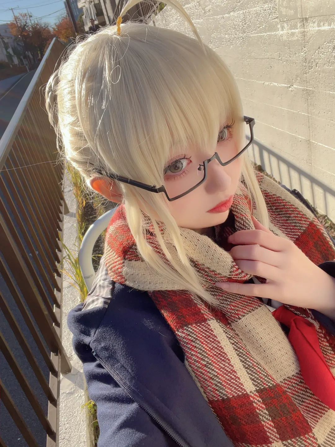 【迷之女主角xalter cos】秋日街头与一杯黑糖珍珠牛奶 - 第 2 张