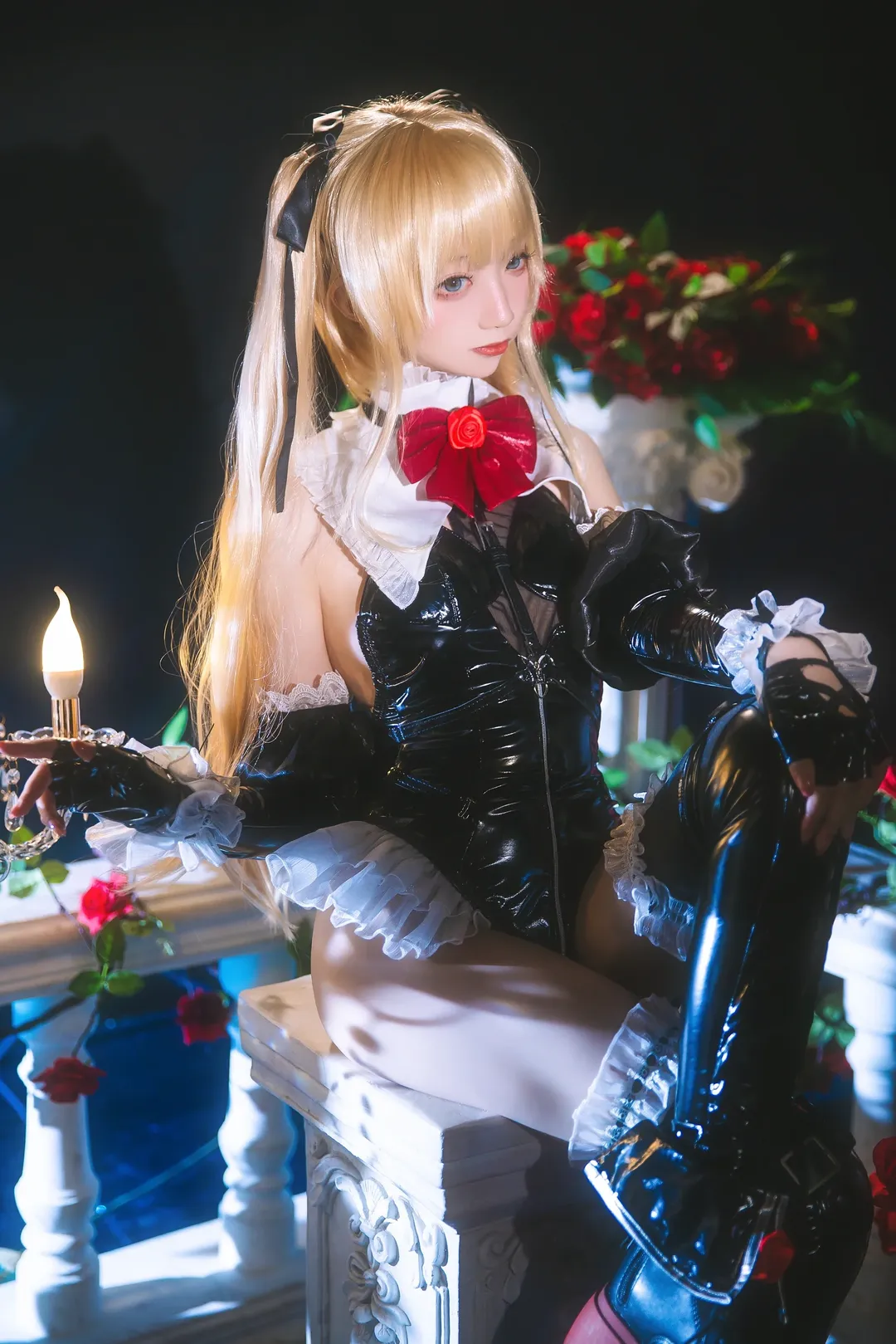[Marie Rose cosplay] Dead or Alive Shining Rose: Thorns and Red Roses in the Dark Night - Image 1