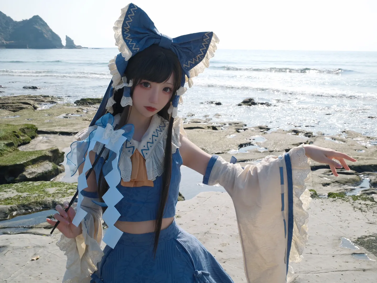 【博麗靈夢cos】東方project，單程100km的海邊鳥居之旅 - 第 4 張