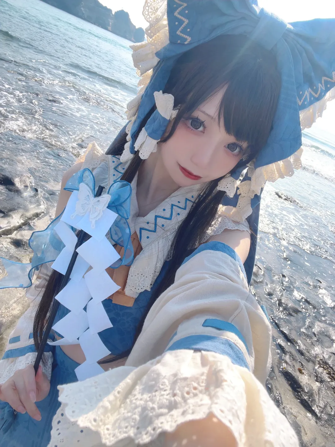 【博麗靈夢cos】東方project，單程100km的海邊鳥居之旅 - 第 7 張