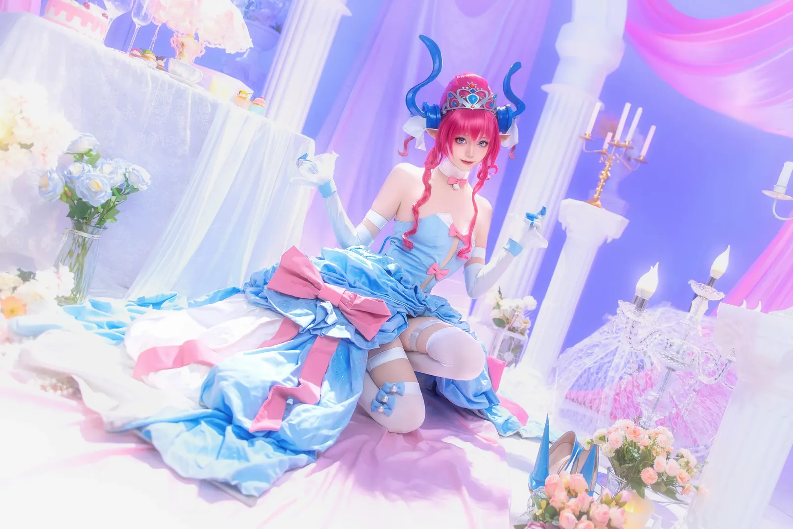 【伊丽莎白灰姑娘cos】万圣节限定纯粹无敌的公主降临 - 第 2 张