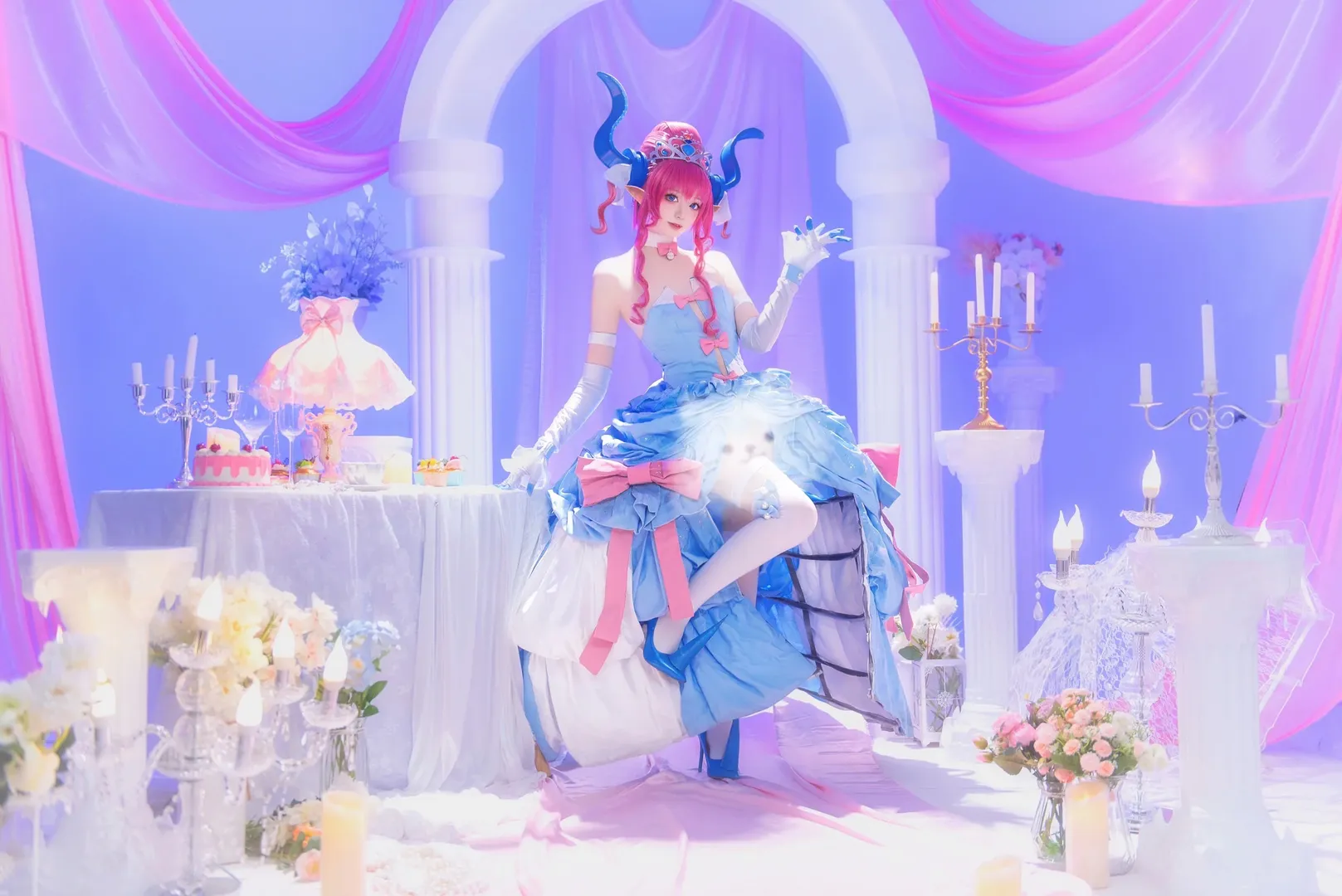 【伊丽莎白灰姑娘cos】万圣节限定纯粹无敌的公主降临 - 第 7 张
