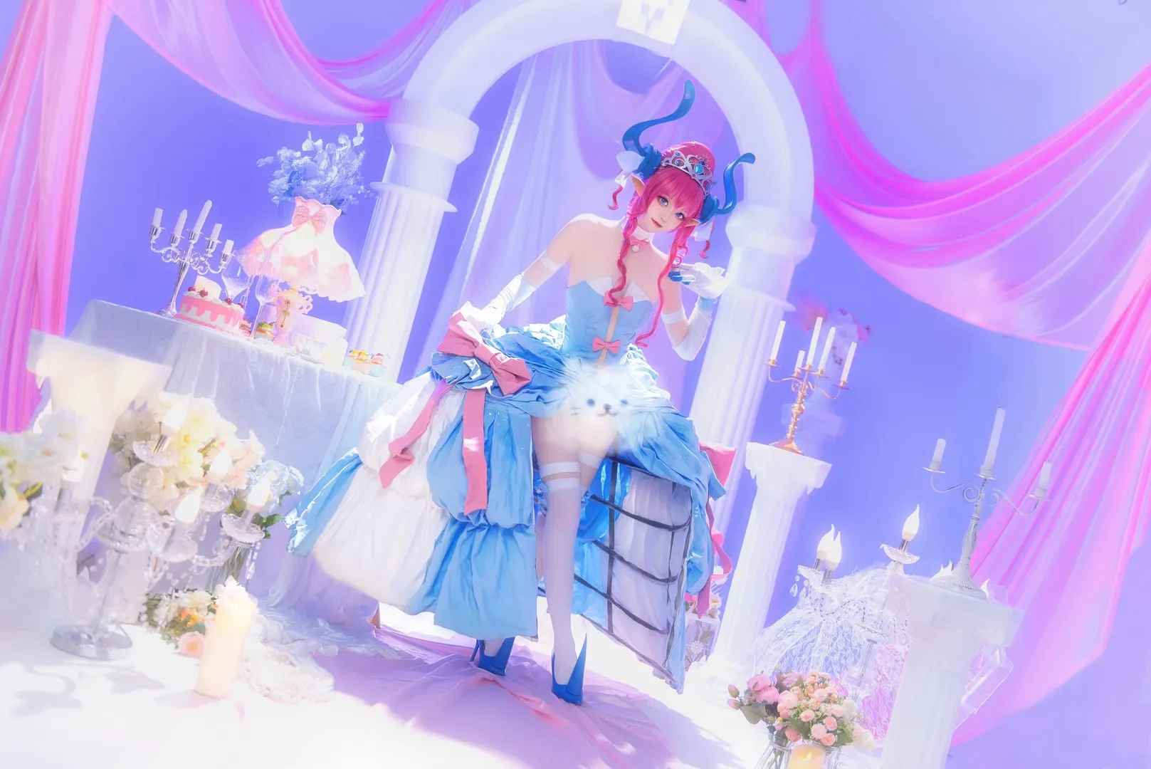 【伊丽莎白灰姑娘cos】万圣节限定纯粹无敌的公主降临 - 第 8 张