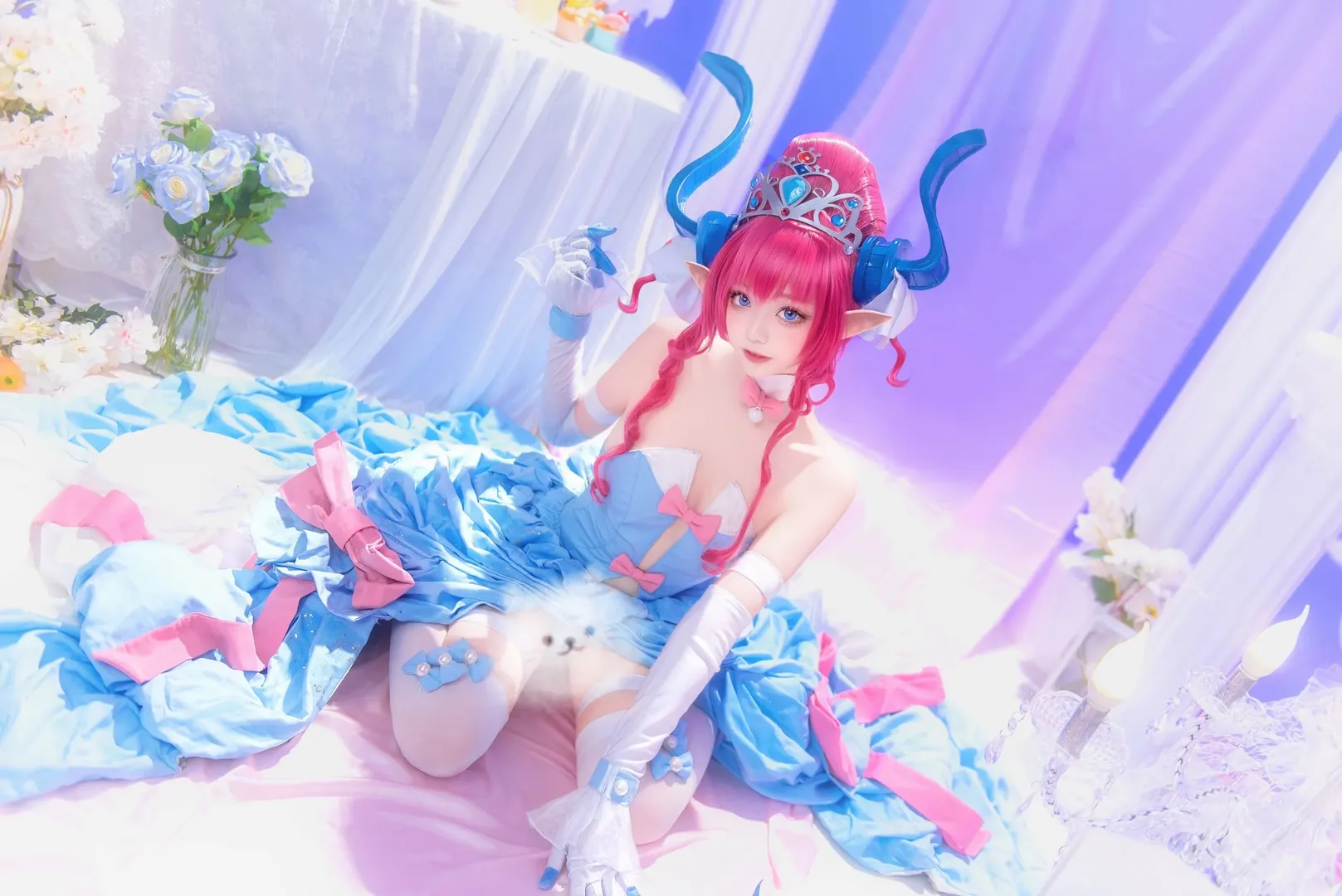 【伊丽莎白灰姑娘cos】万圣节限定纯粹无敌的公主降临 - 第 9 张