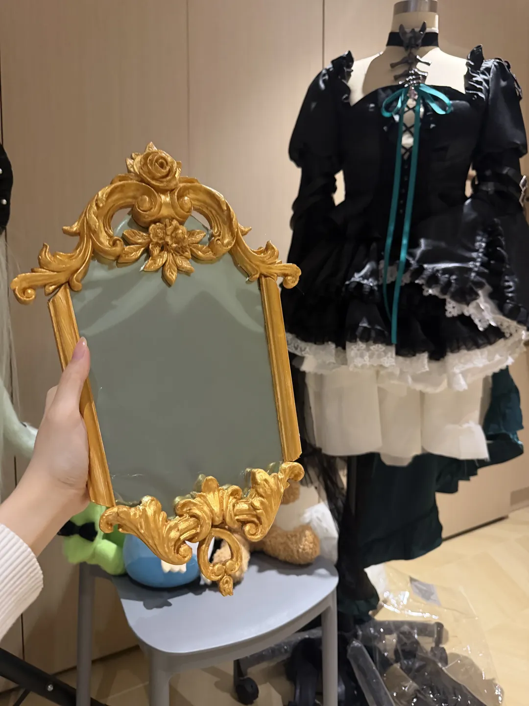 【若葉睦コスプレ】撮影直前の限界突貫作業！『アークナイツ』中華風アレンジコスプレ衣装 - 4 枚目