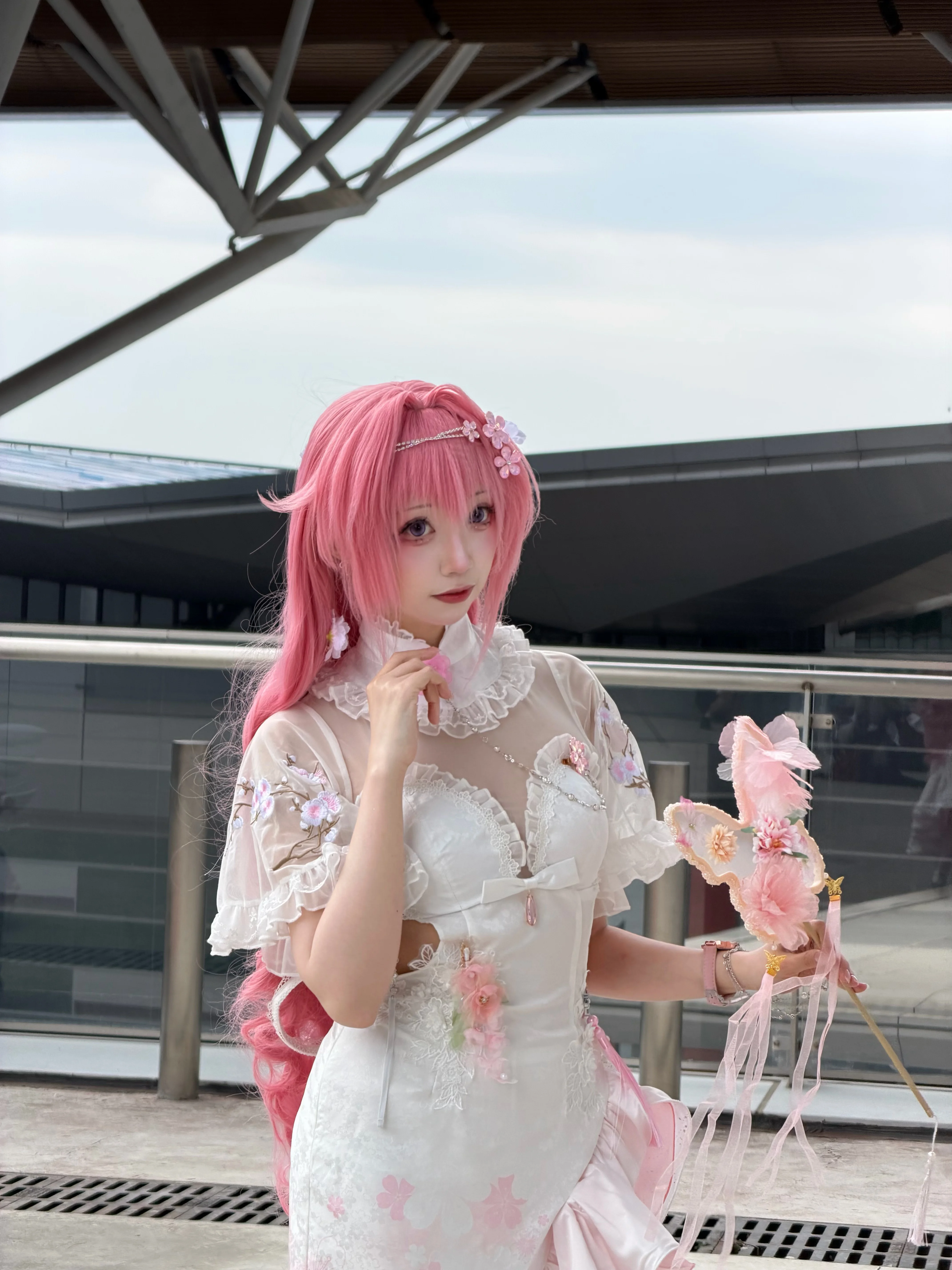 【桃乐丝cos】胜利女神Nikke，宴桃源造型的假发与修图碎碎念 - 第 4 张