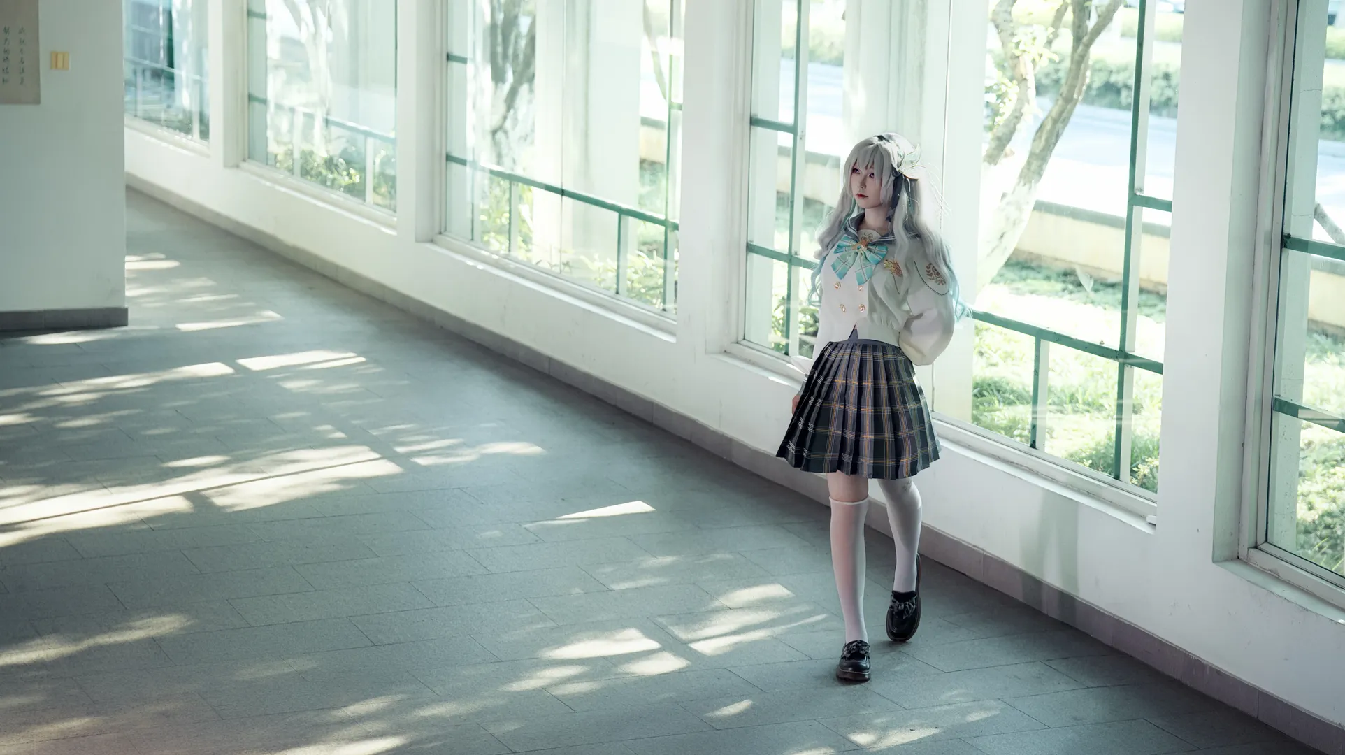 【崩坏星穹铁道流萤cos】愿梦归于何处，做个普通女高中生 - 第 3 张