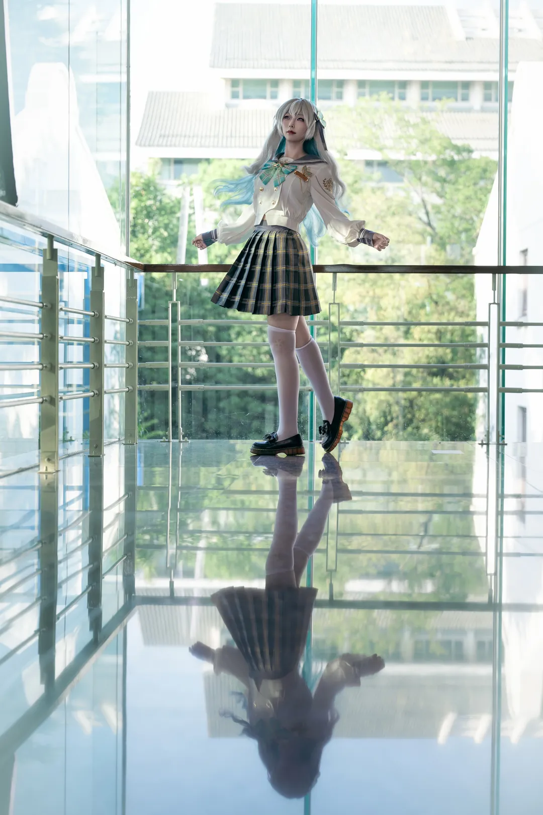 【崩坏星穹铁道流萤cos】愿梦归于何处，做个普通女高中生