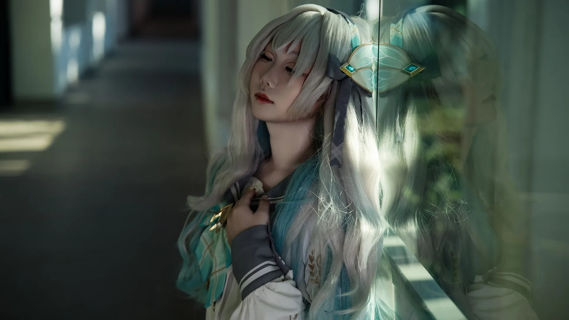 【崩坏星穹铁道流萤cos】愿梦归于何处，做个普通女高中生 - 第 8 张