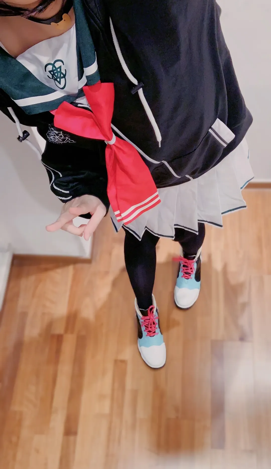 【杏山和纱cos】差一条满意的裤袜，分享穿搭细节