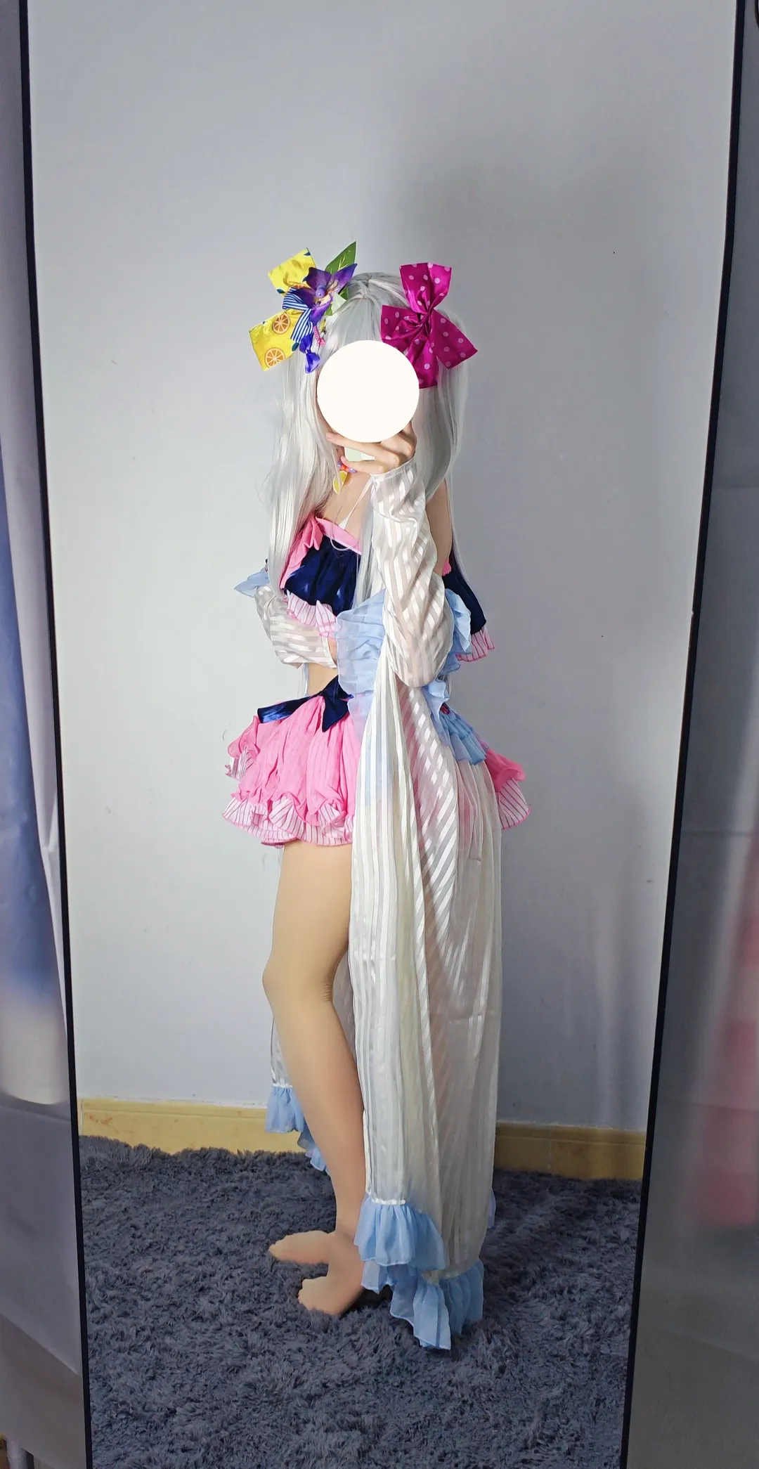 【白洲梓cos】蔚蓝档案 水梓的沙滩泳装出镜 - 第 1 张