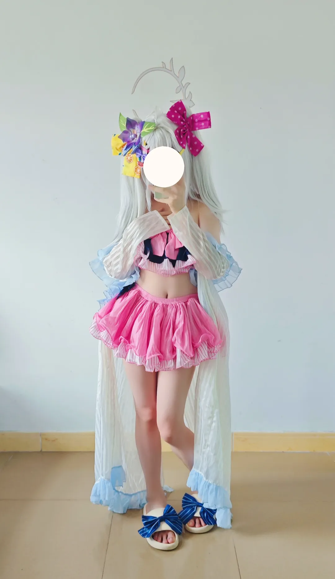 [Shirasu Azusa cosplay] Blue Archive swimwear styling: Sweet summer maiden vibes - Image 1