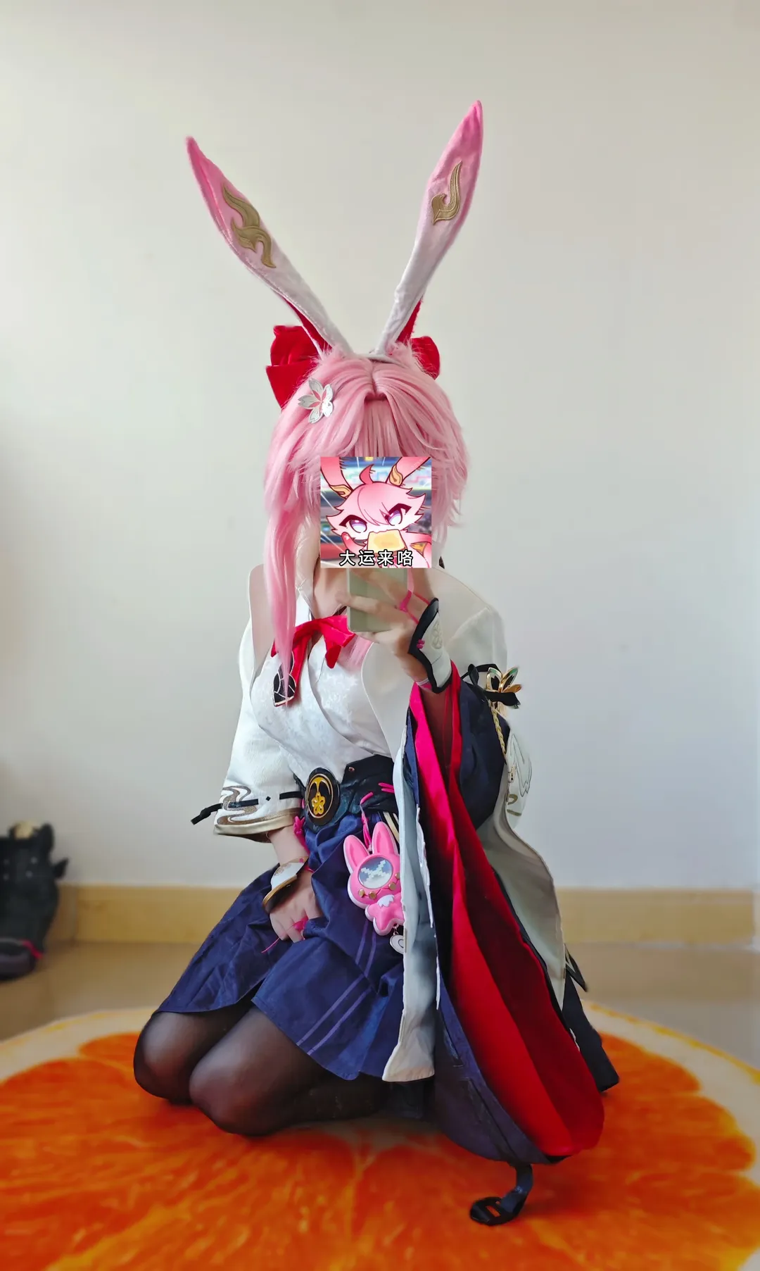 [Evanescia cosplay] Honkai: Star Rail Pink hair, rabbit ears: Indoor Outfit Record - Image 2
