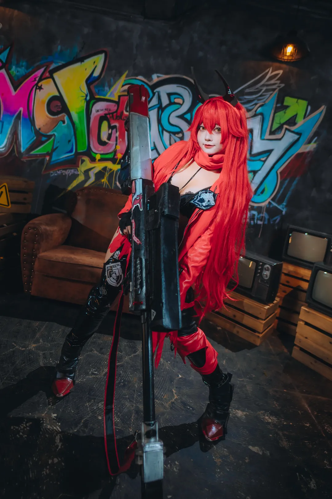 【小红帽cos】胜利女神：妮姬的战术废土风出片
