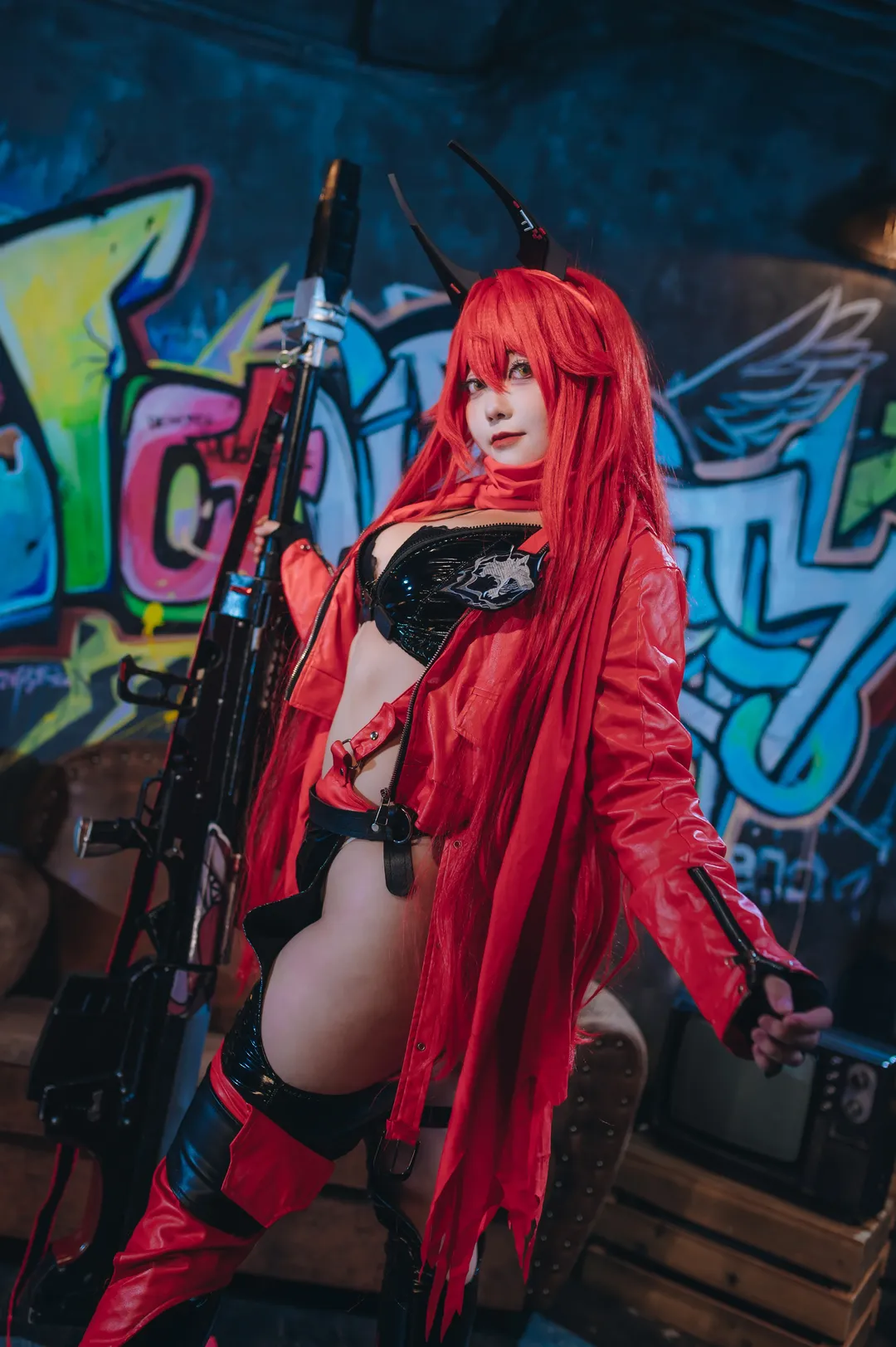 【小红帽cos】胜利女神：妮姬的战术废土风出片 - 第 2 张