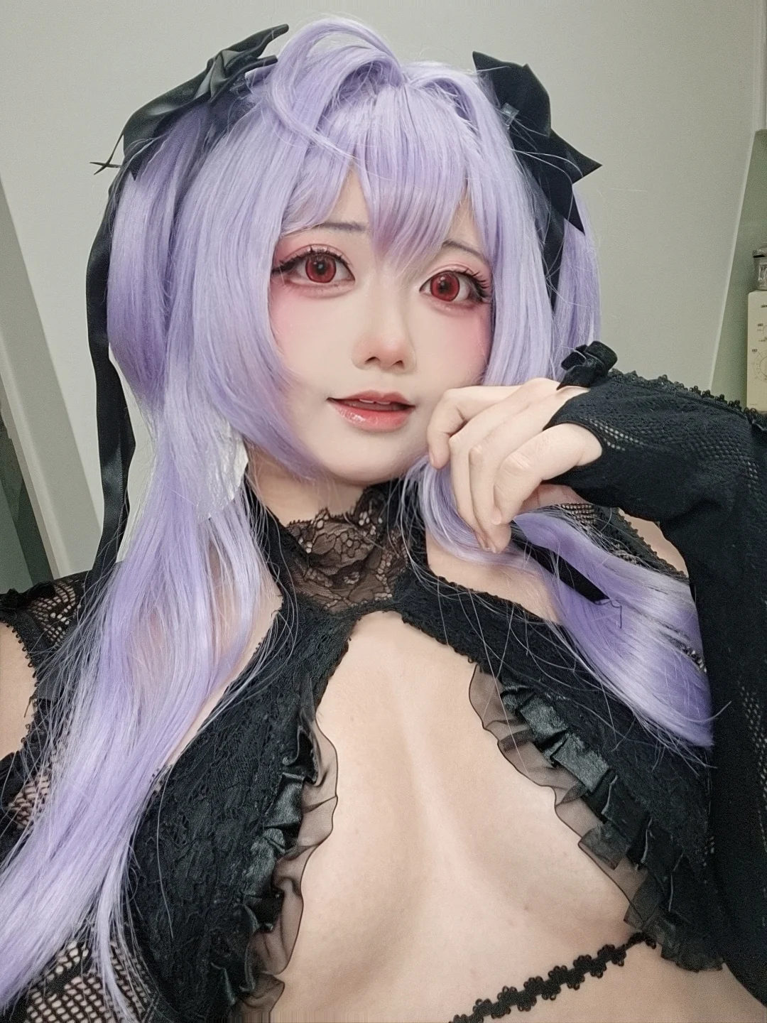 【莉贝雷利奥cos】在胜利女神妮姬的世界里，做一只安静的紫色水母